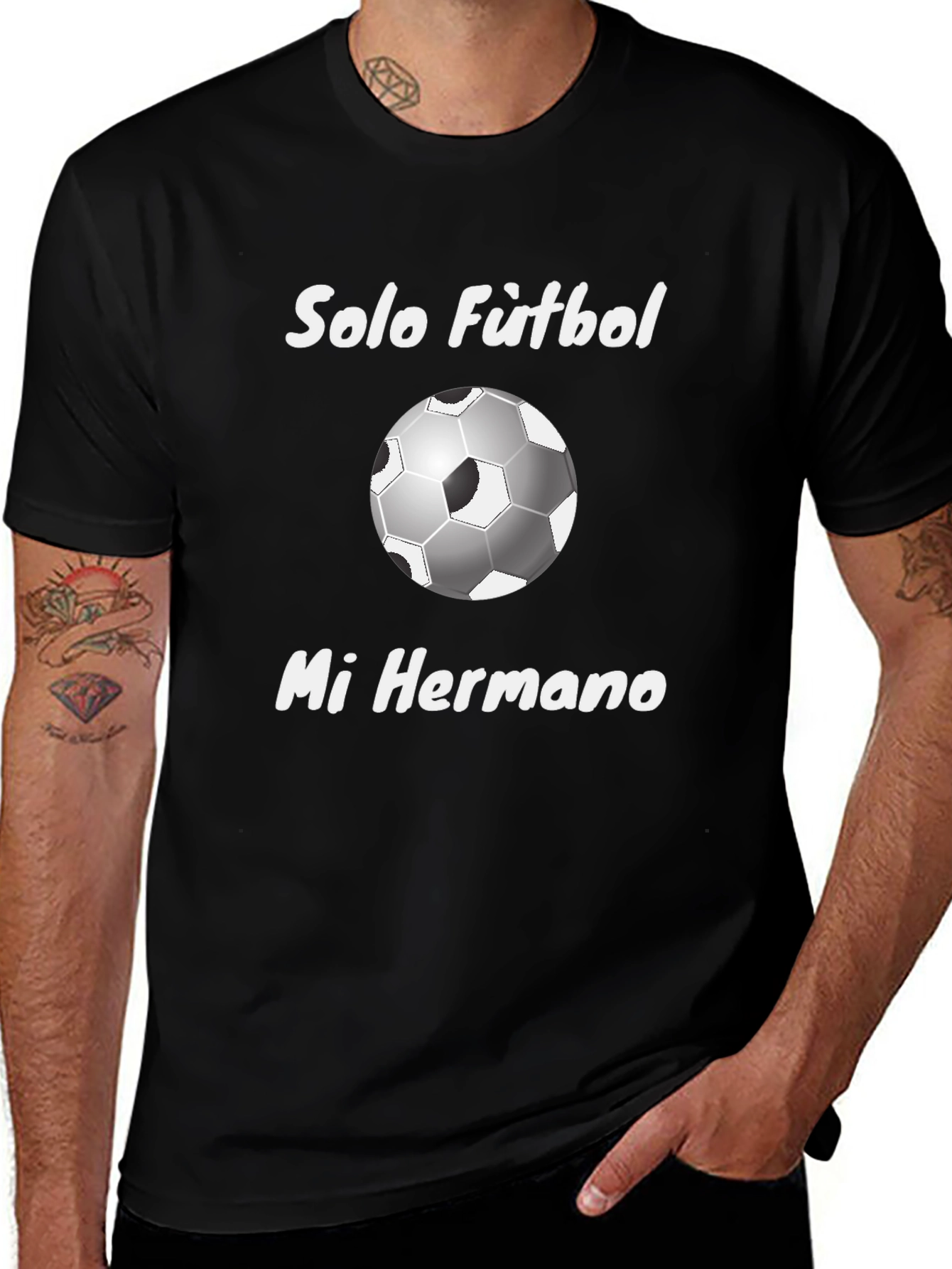 Variant 2 of Solo Futbol Mi Hermano T-Shirt