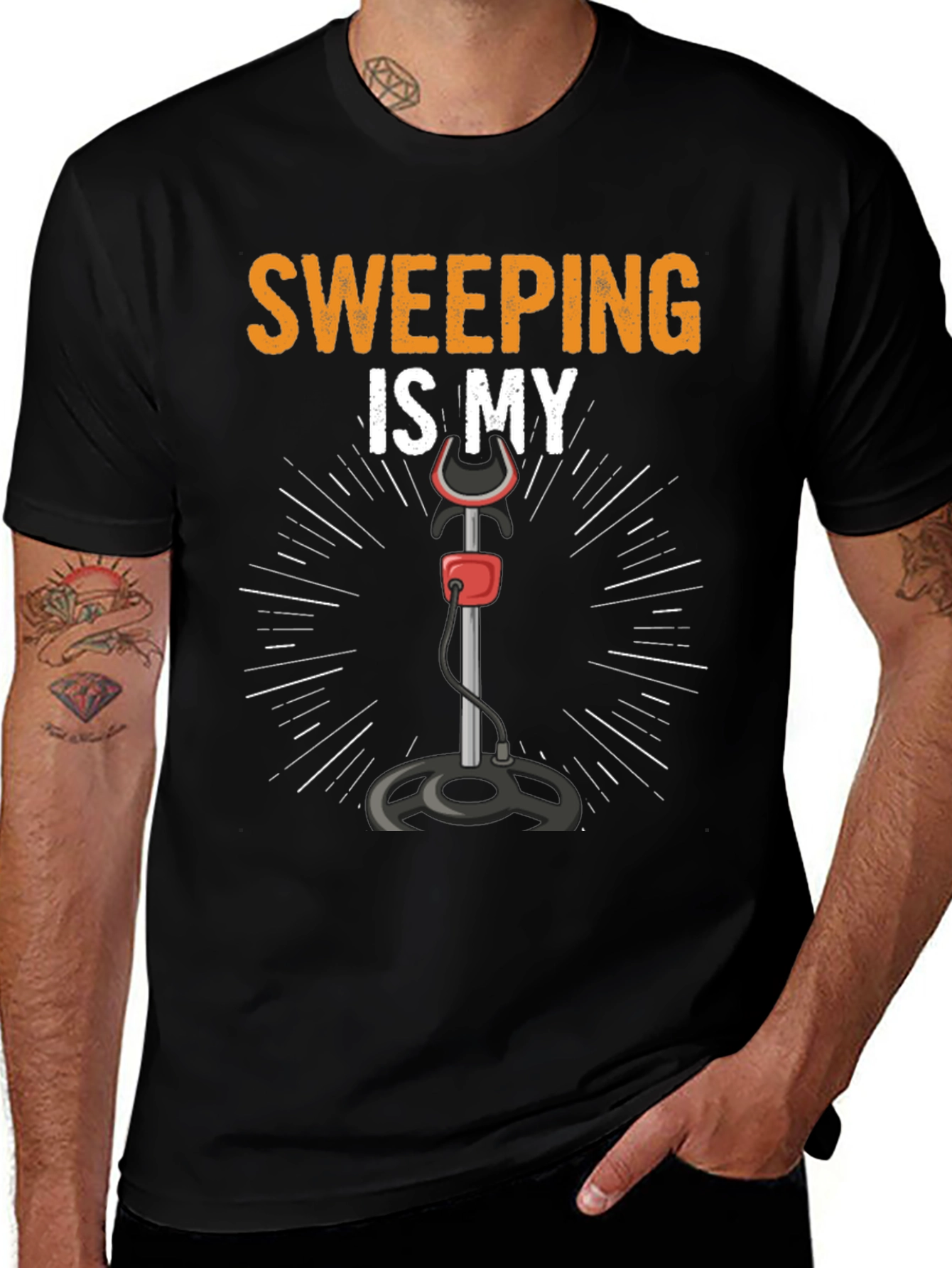 Variant 8 of Sweeping is My Thing T-Shirt