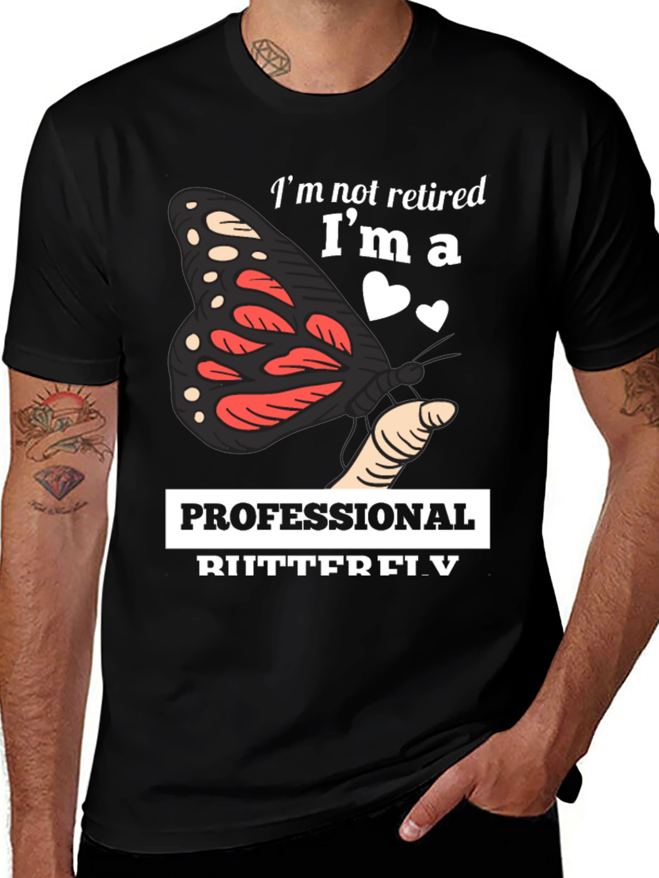 Variant 12 of Professional Butterfly Graphic T-Shirt