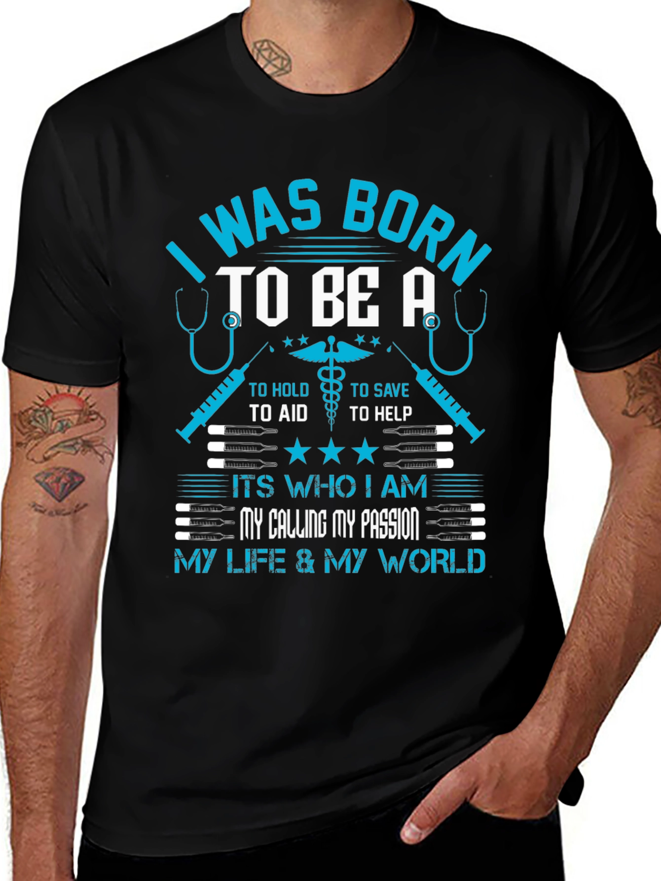 Variant 27 of I Was Born To Be A T-Shirt