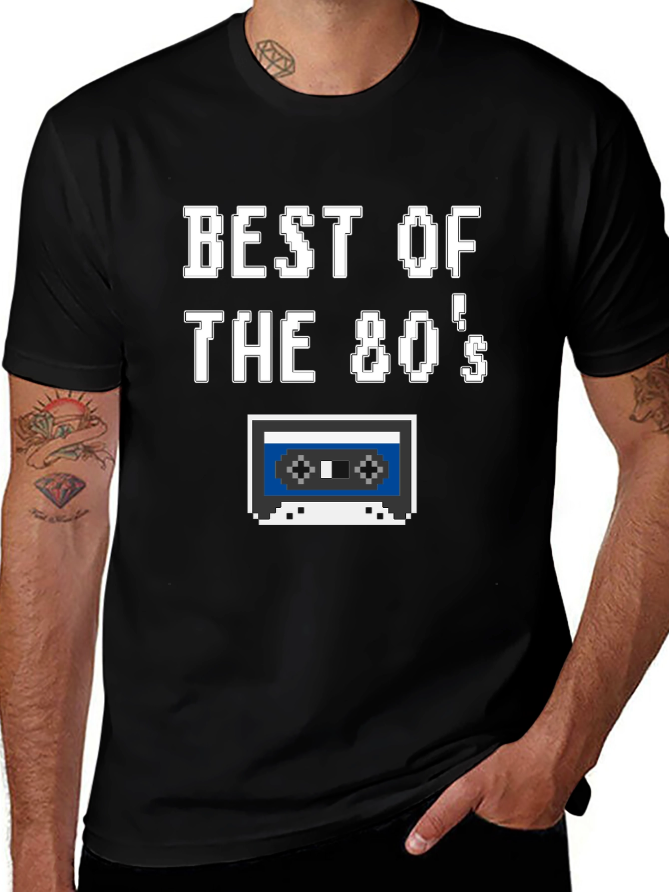 Variant 24 of Best of the 80's Cassette Tape T-Shirt