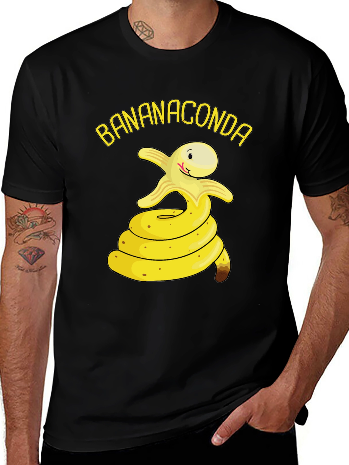 Variant 27 of Bananaconda Funny Graphic T-Shirt