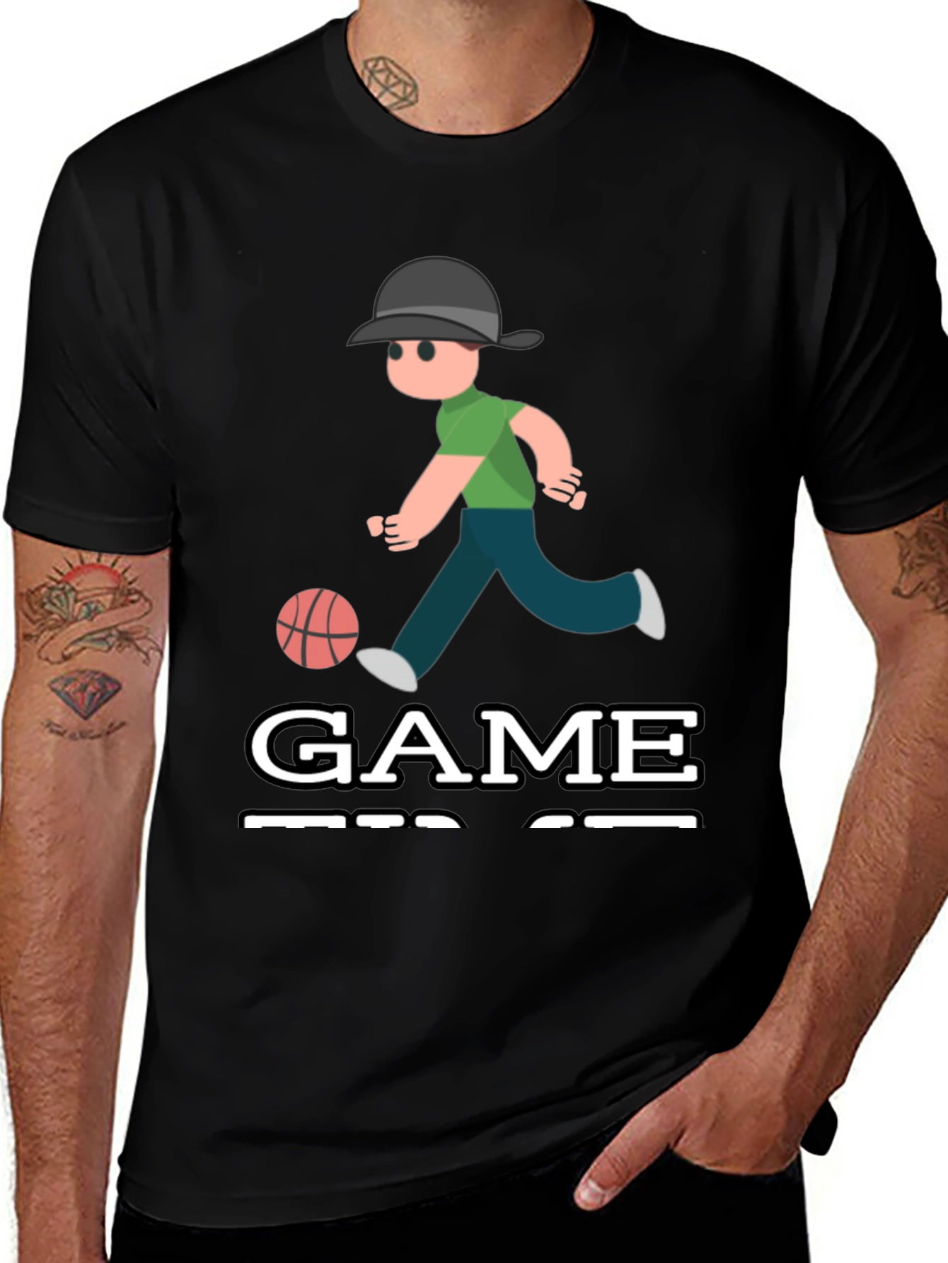 Variant 17 of Game On Graphic Tee