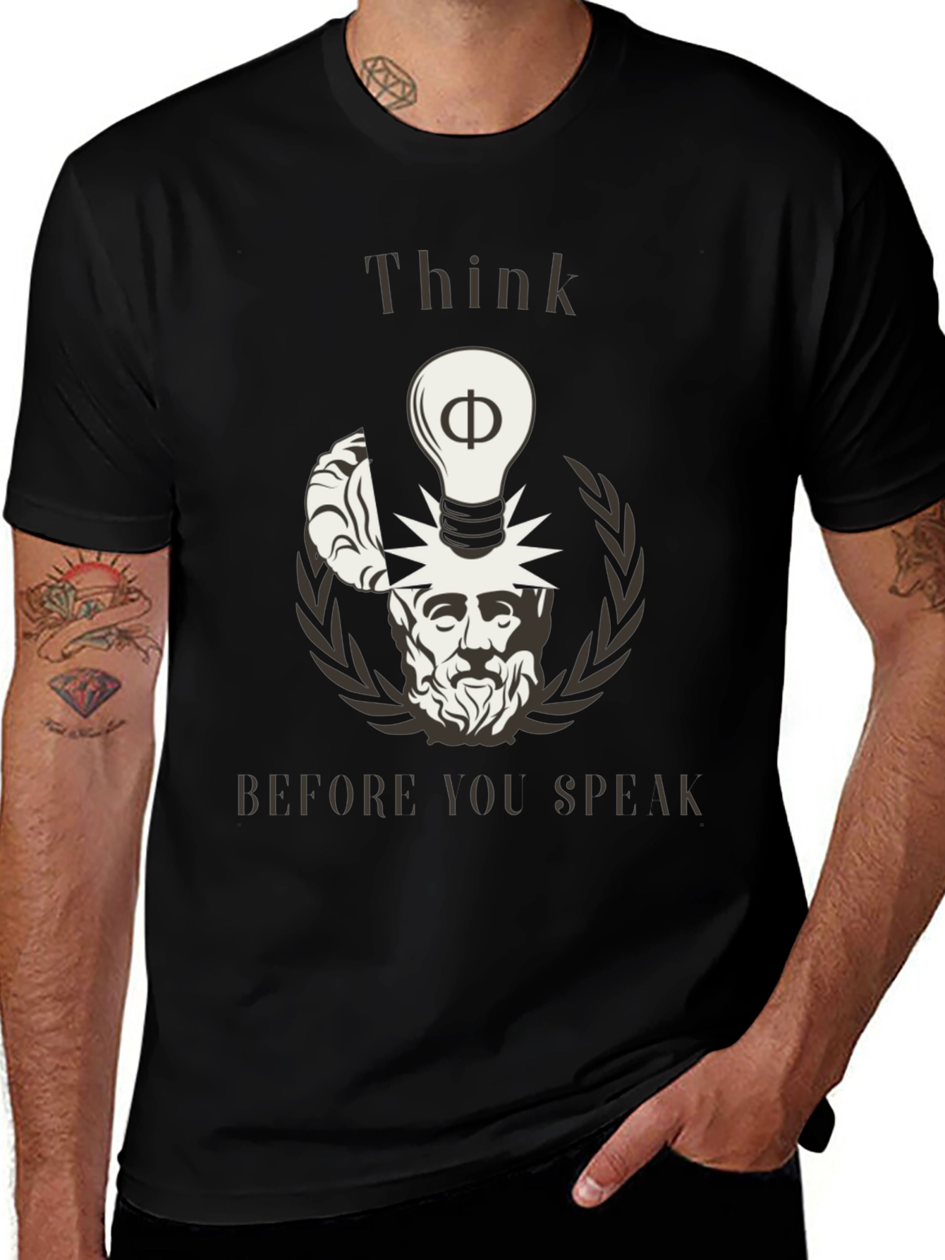 Variant 19 of Think Before You Speak Graphic Tee