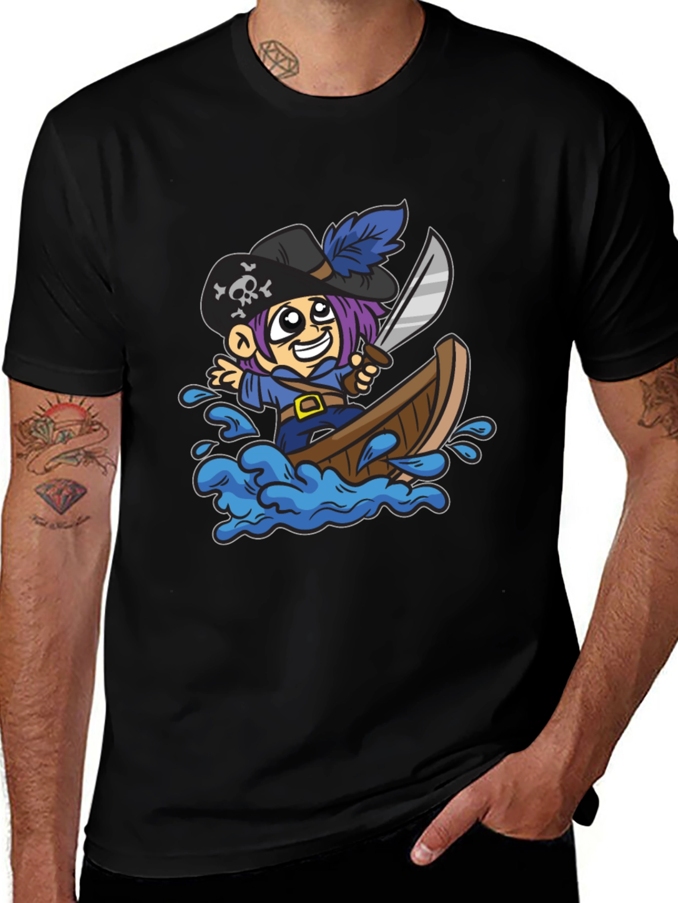 Variant 29 of Cartoon Pirate T-Shirt