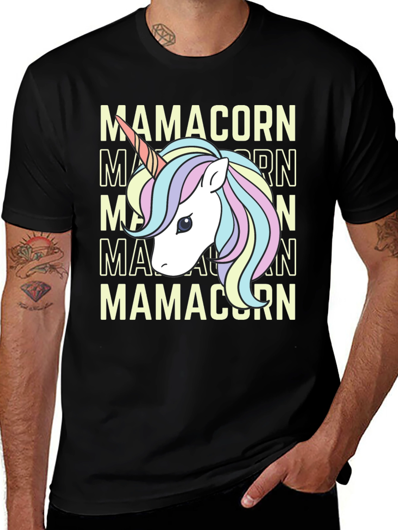 Variant 24 of Mamicorn T-Shirt - Cute Unicorn Graphic Tee
