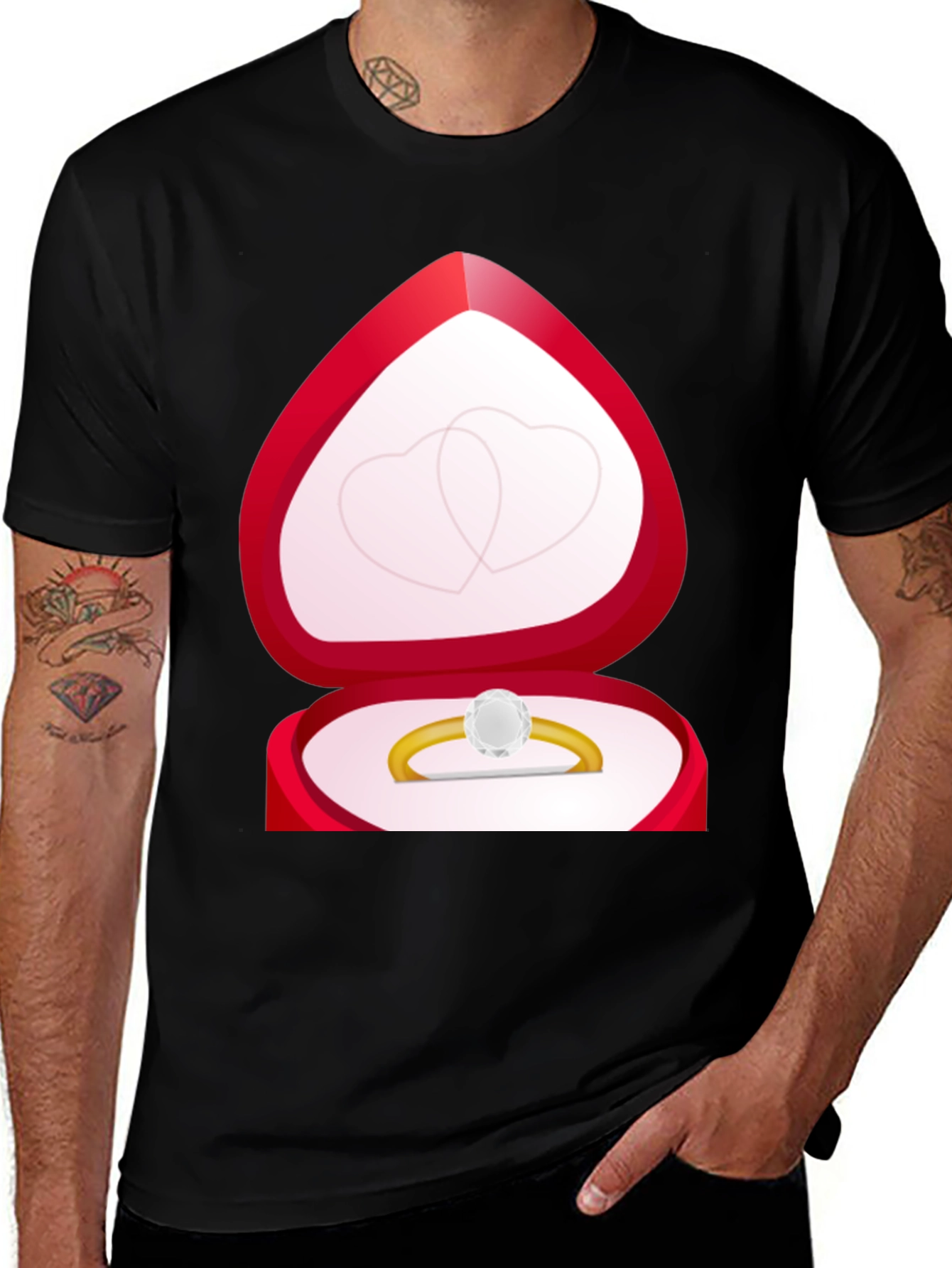 Variant 20 of Proposal Ring Box T-Shirt