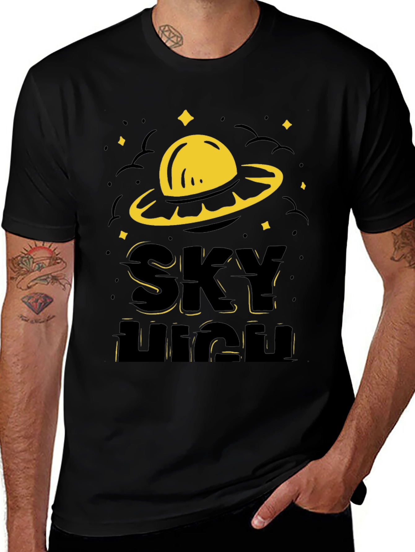 Variant 5 of Sky High UFO Graphic Tee