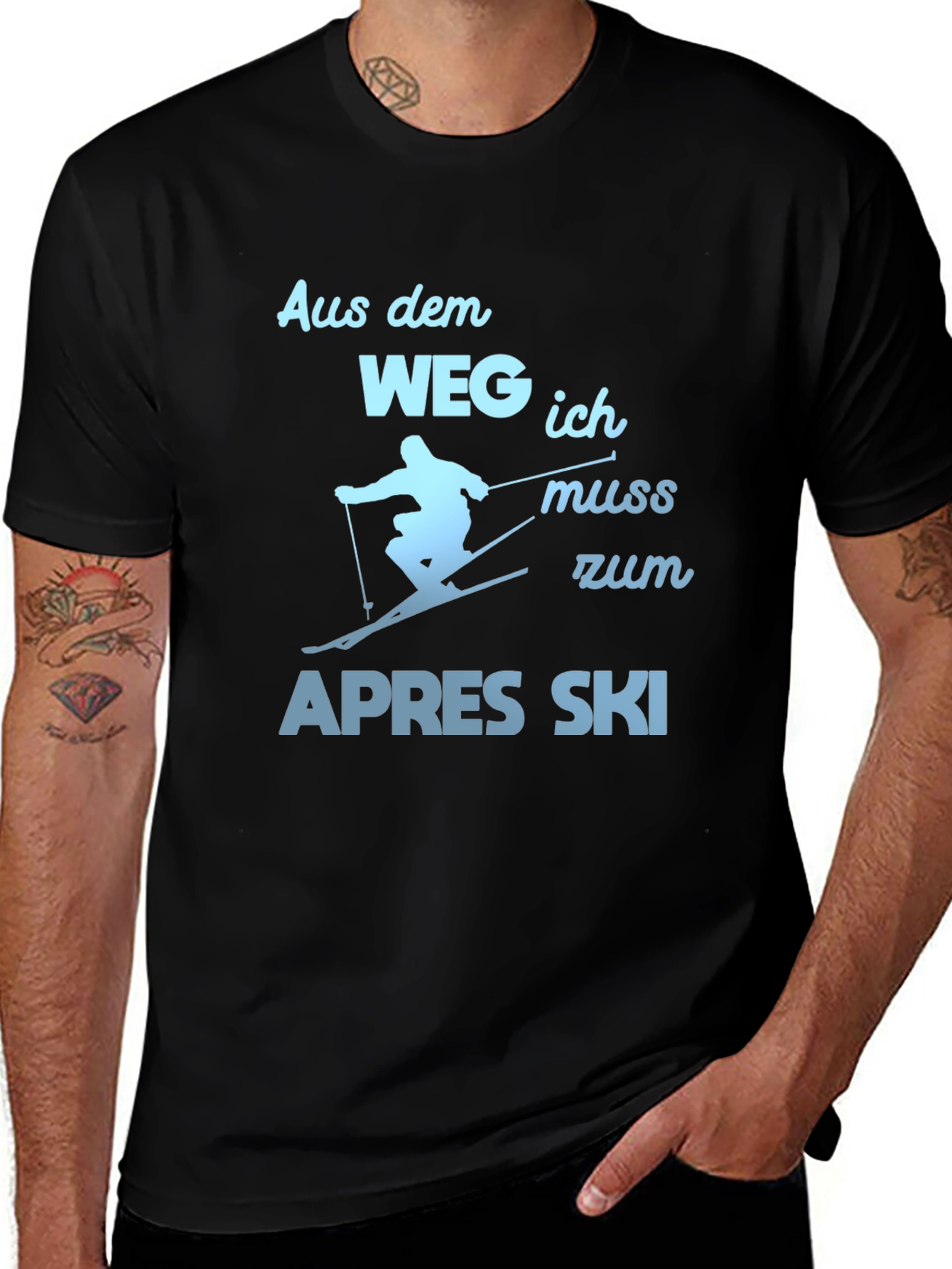 Variant 3 of Apres Ski Skiing T-Shirt - Funny German Slogan