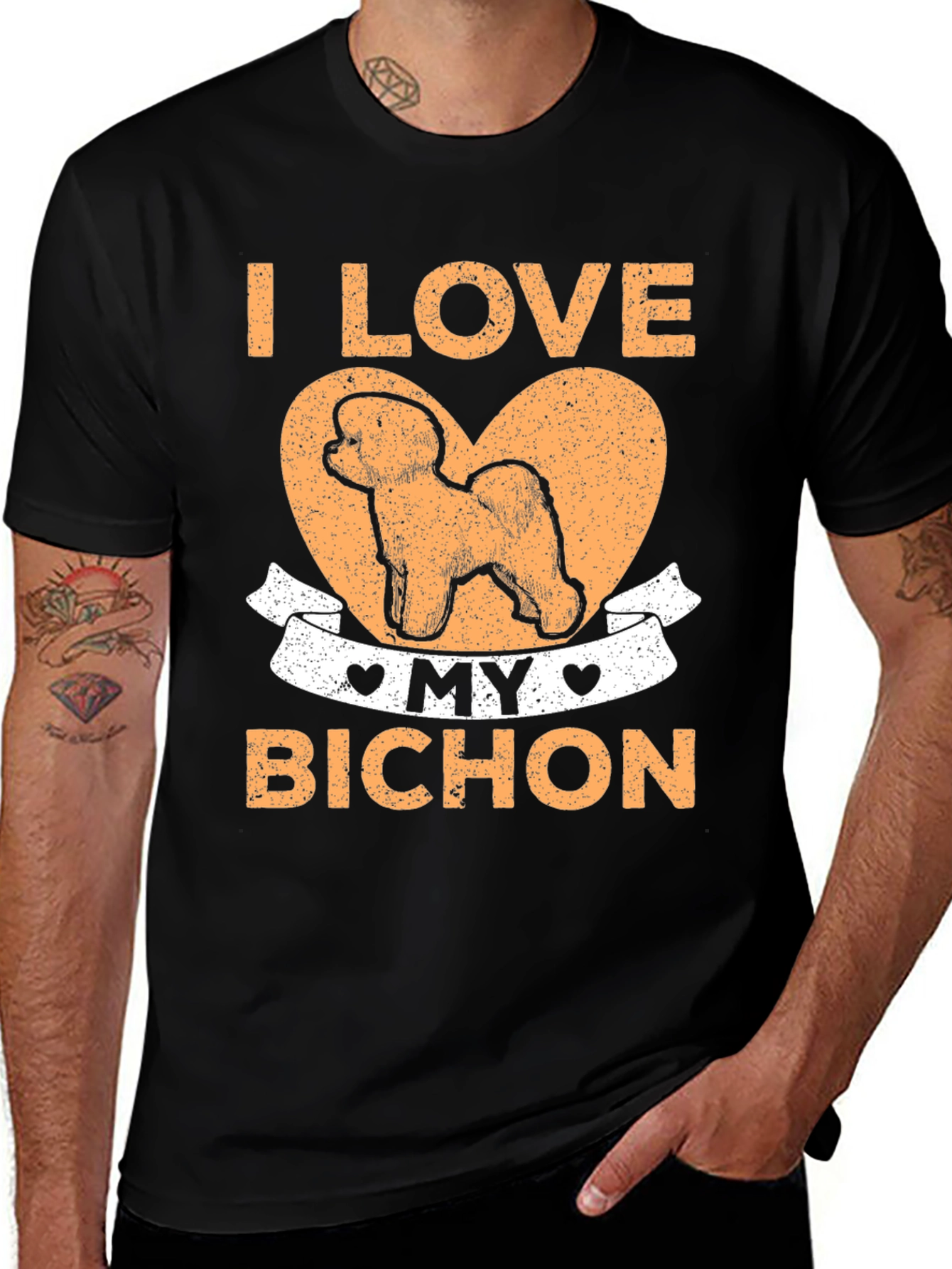 Variant 22 of I Love My Bichon T-Shirt