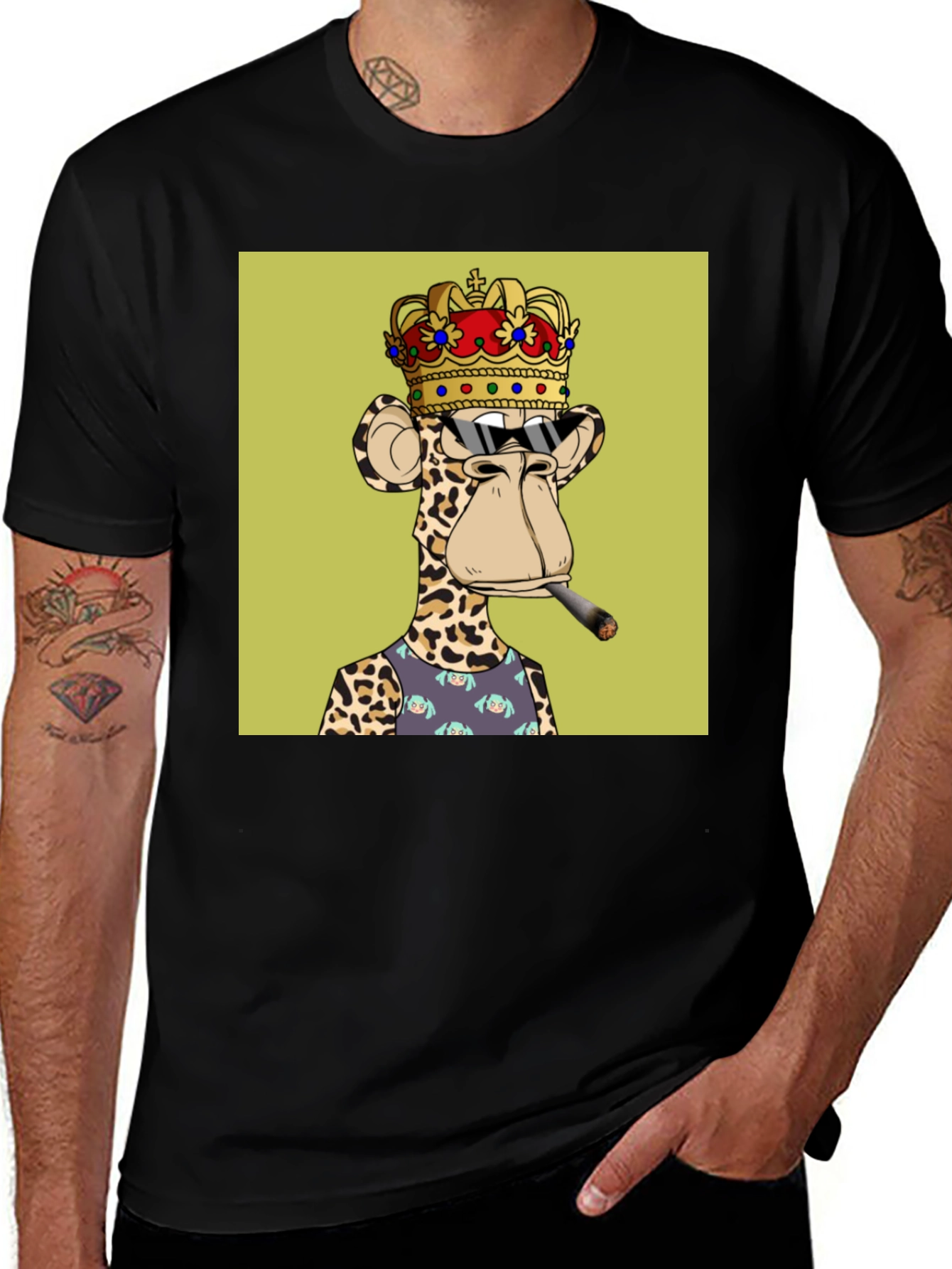 Bored Ape King T-Shirt - Premium Cotton Tee
