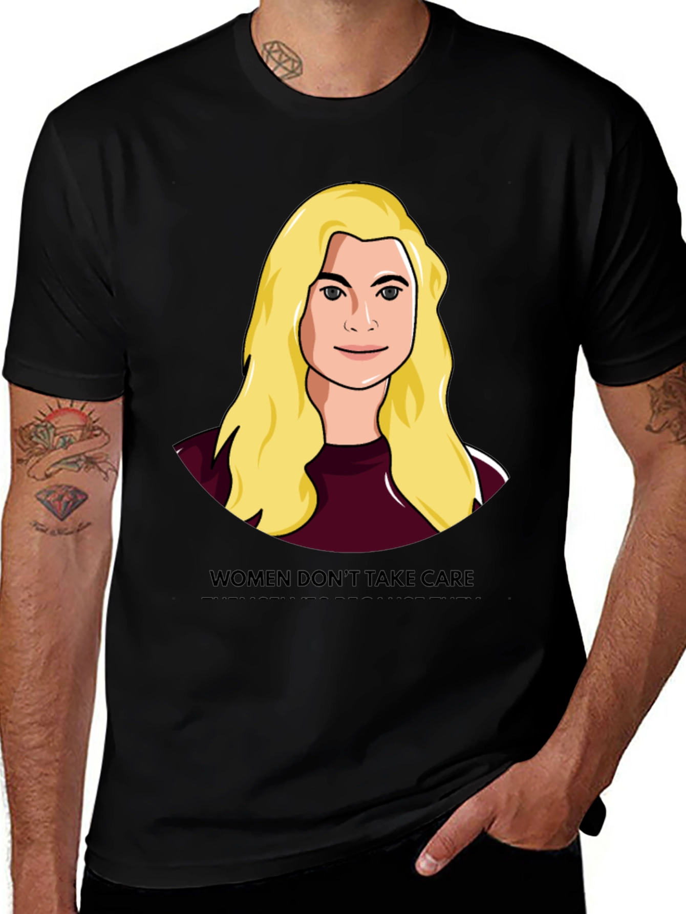 Variant 23 of Women Don't Take Care T-Shirt