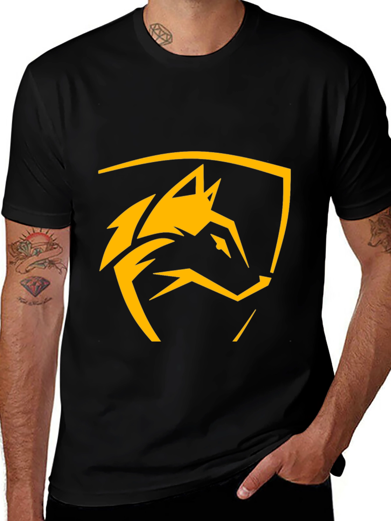 Variant 15 of Bold Wolf Graphic T-Shirt - Modern Streetwear