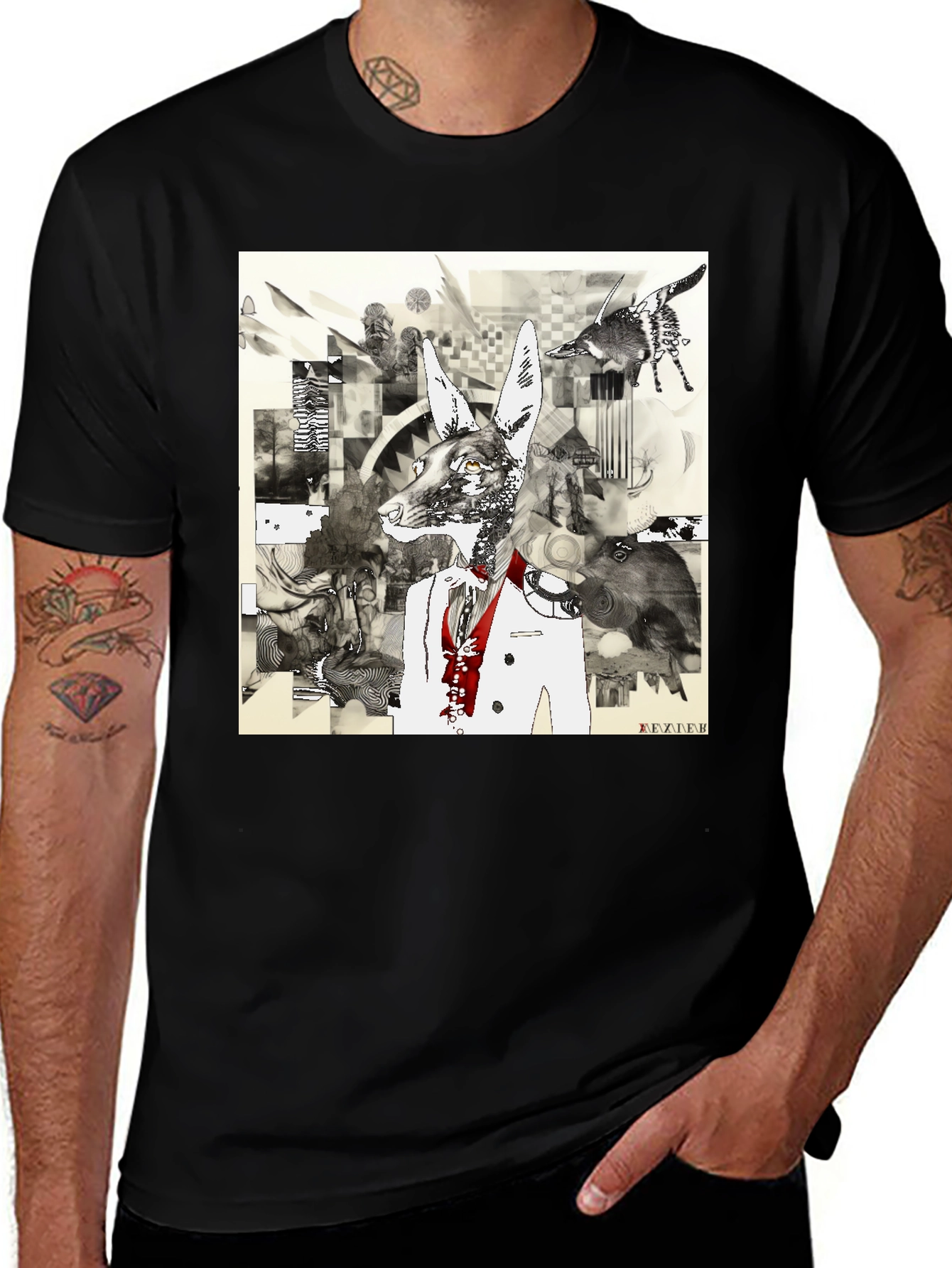 Variant 22 of Fox Suit T-Shirt - Unique Graphic Tee
