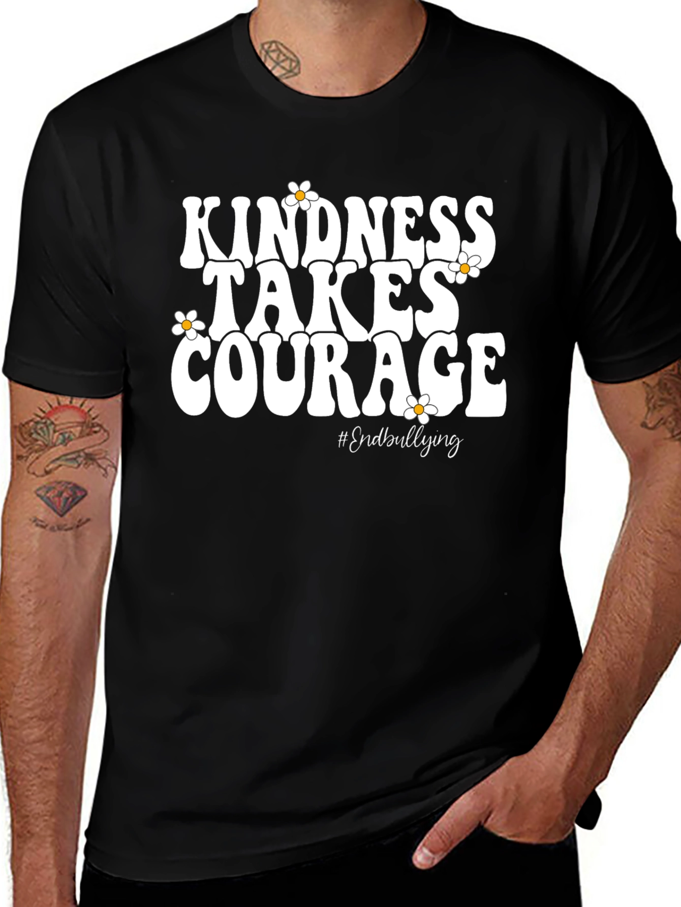 Variant 21 of Kindness Takes Courage Graphic Tee