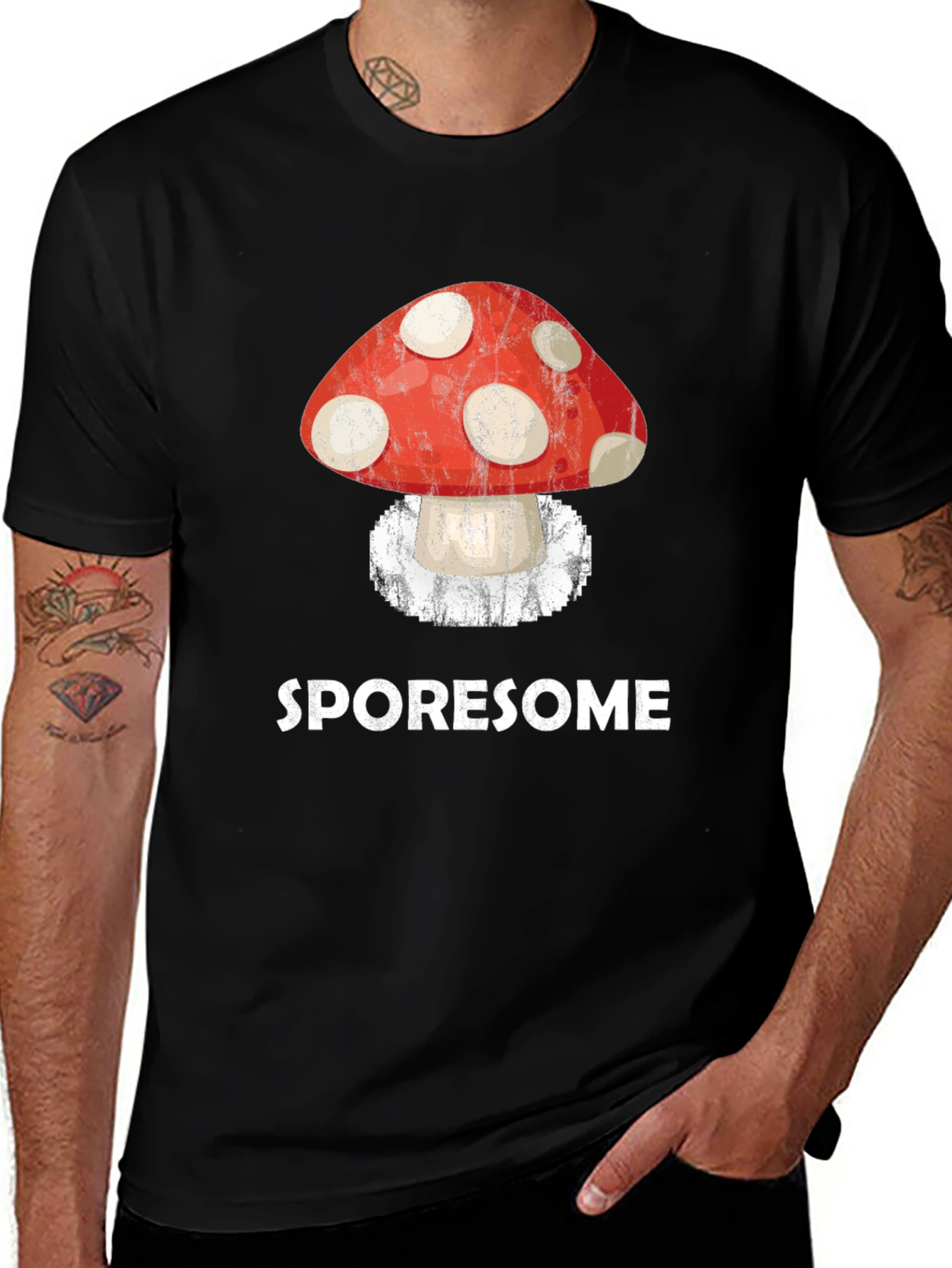 Variant 7 of Sporesome Mushroom Graphic Tee
