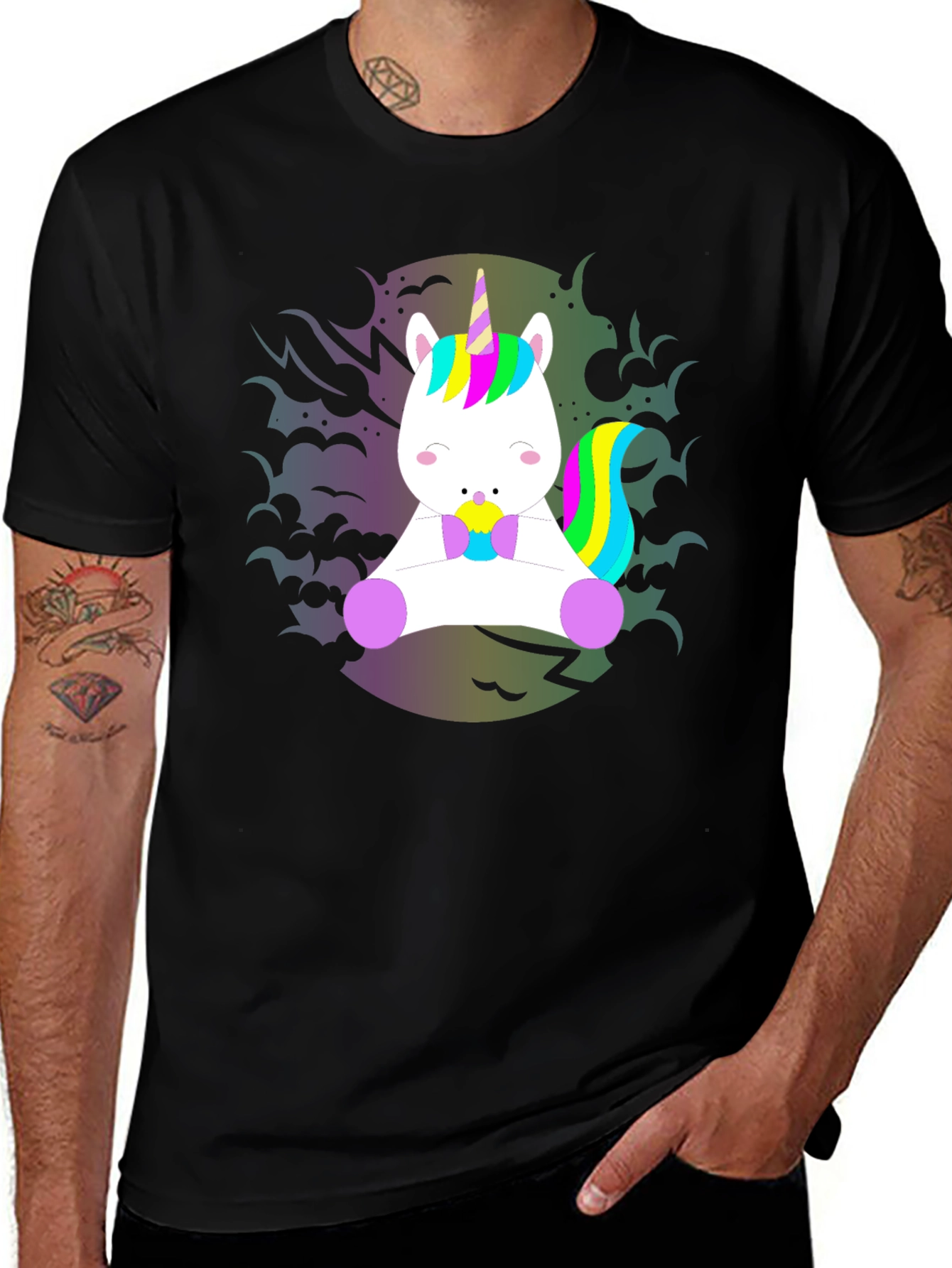Variant 30 of Unicorn Graphic Tee - Soft Cotton Blend