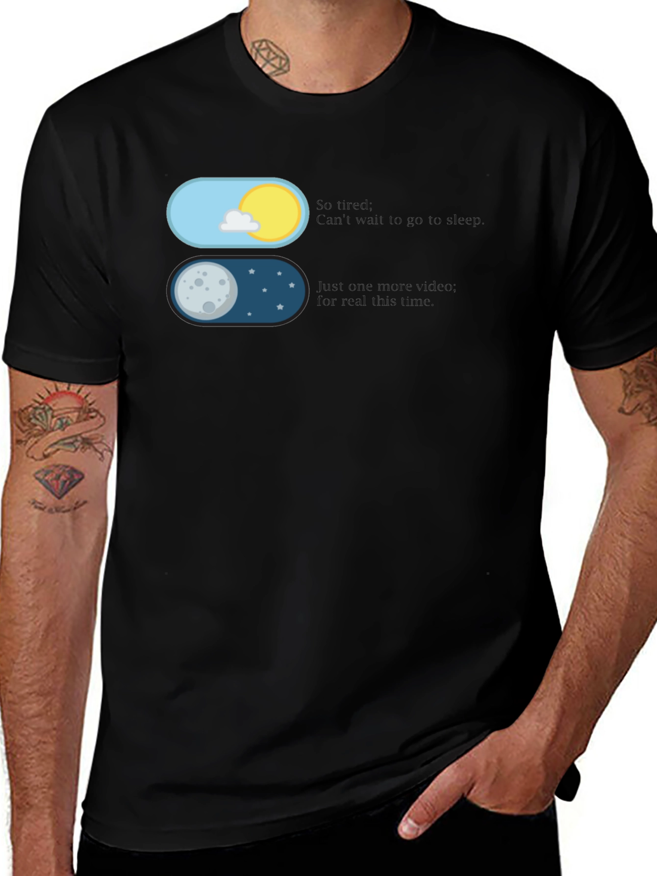 Variant 21 of Sleep Mode Funny T-Shirt