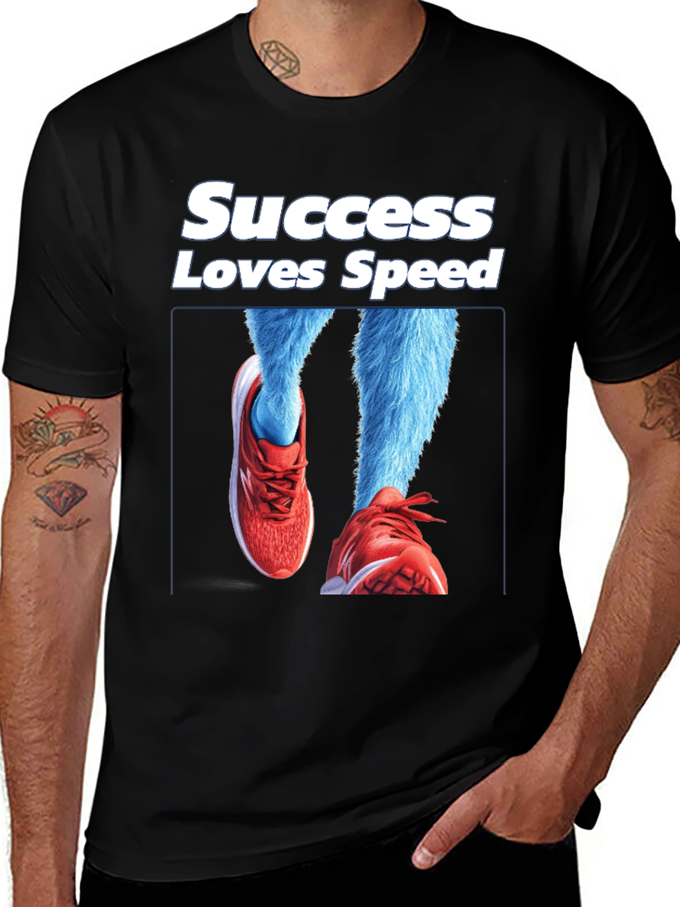 Variant 6 of Success Loves Speed Graphic Tee