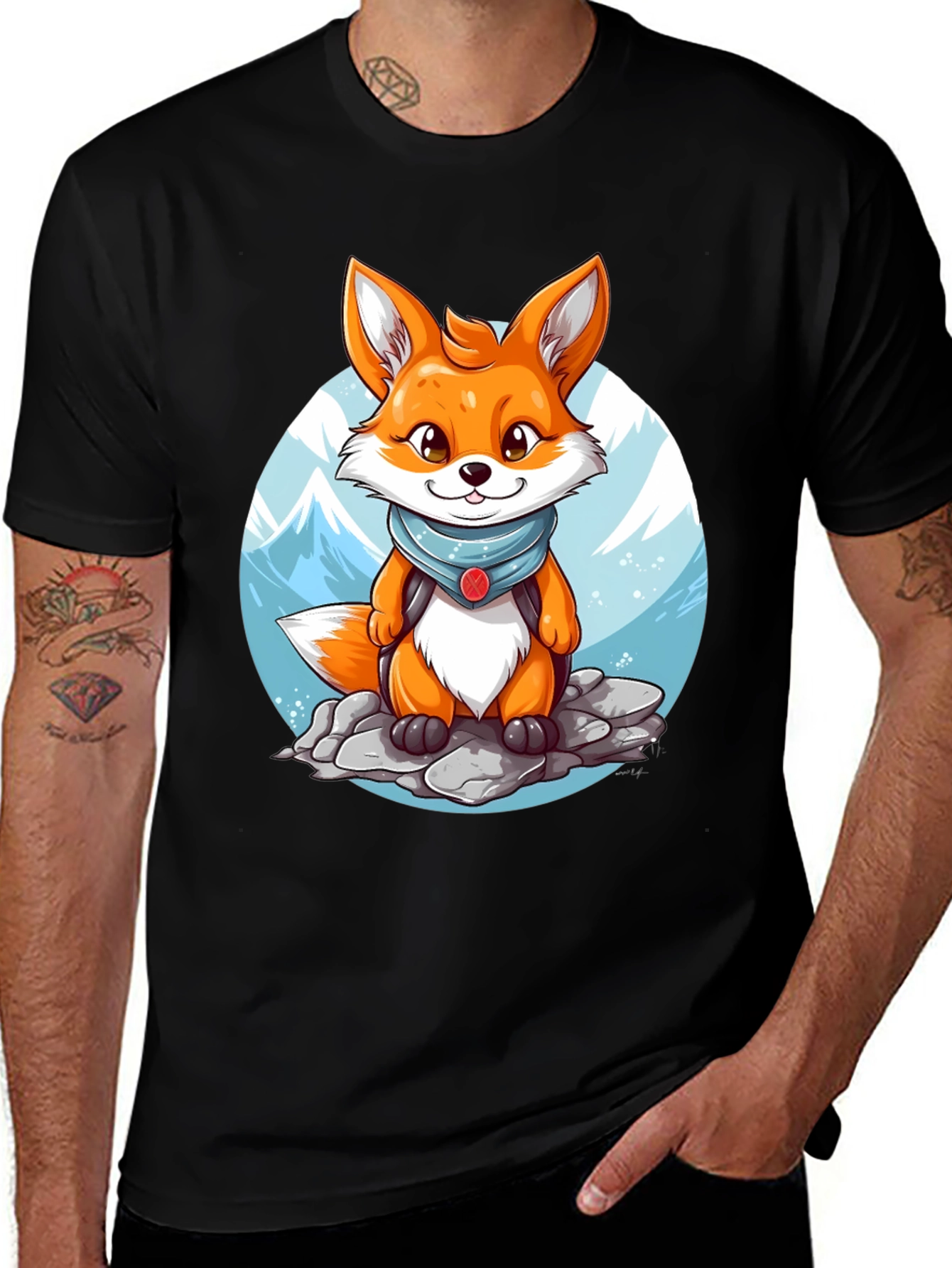 Variant 25 of Fox Hiker Graphic Tee - Adventure Ready