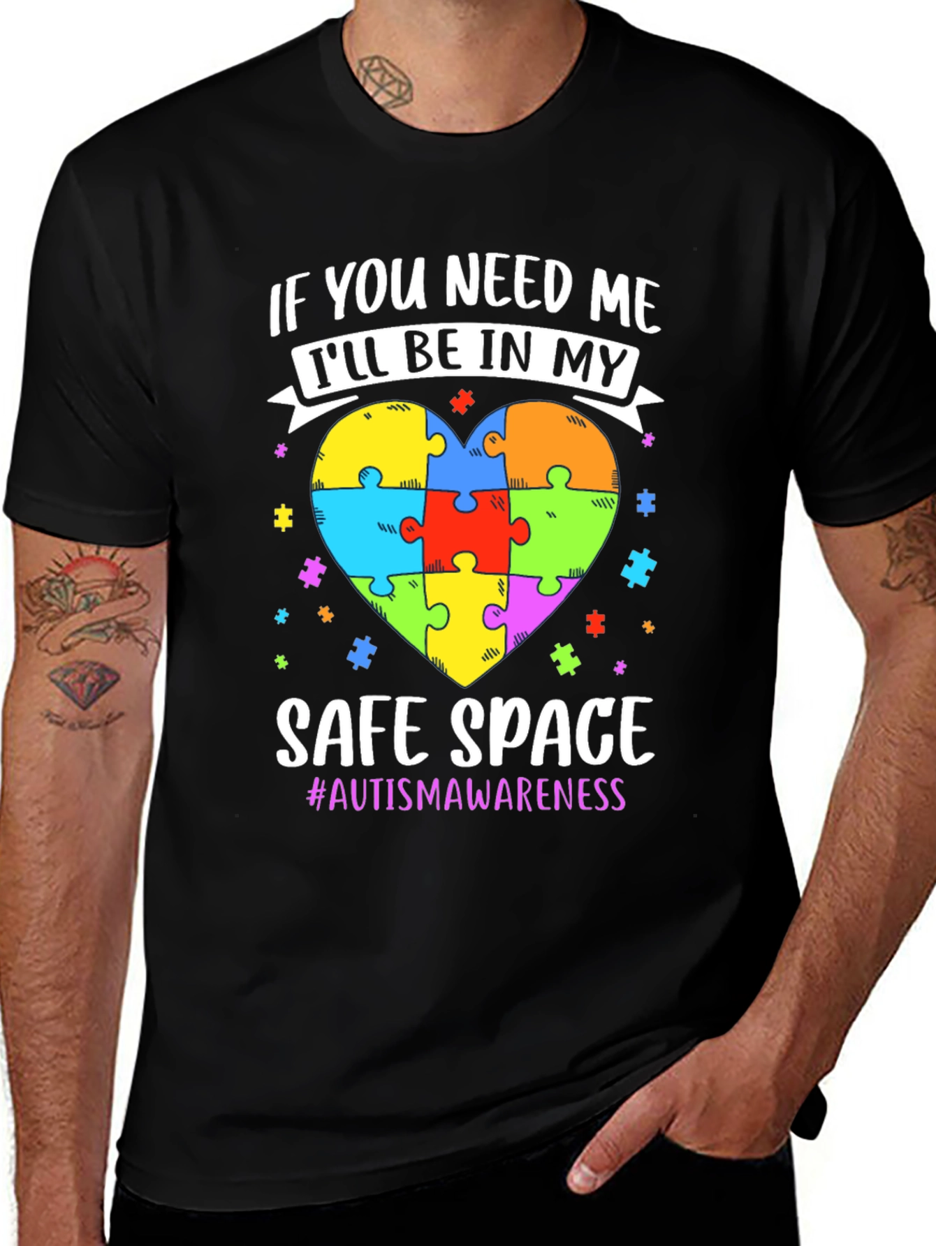 Autism Awareness Safe Space T-Shirt