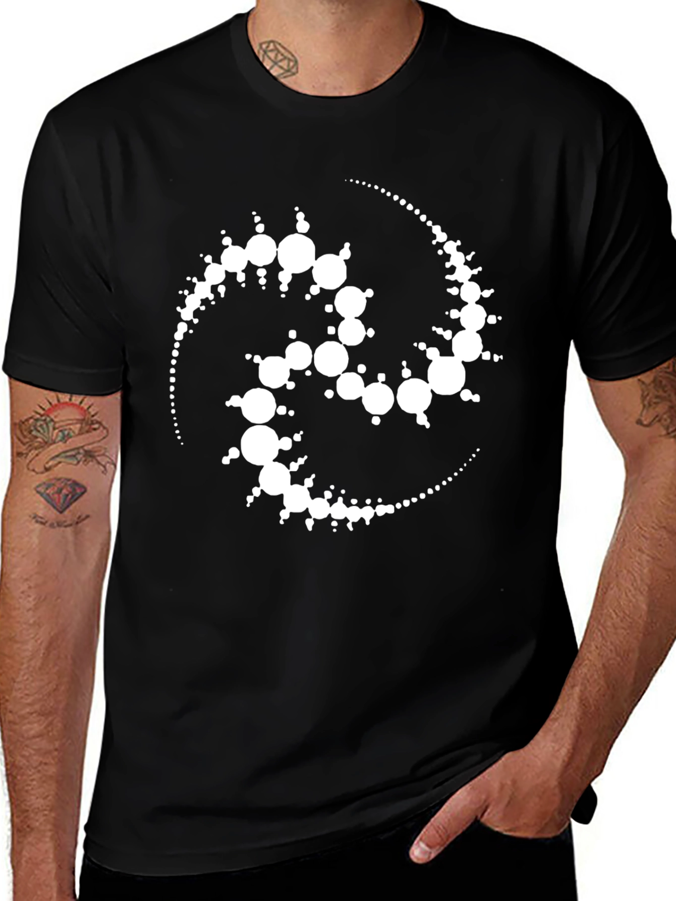 Variant 27 of Fractal Design Tee - Black