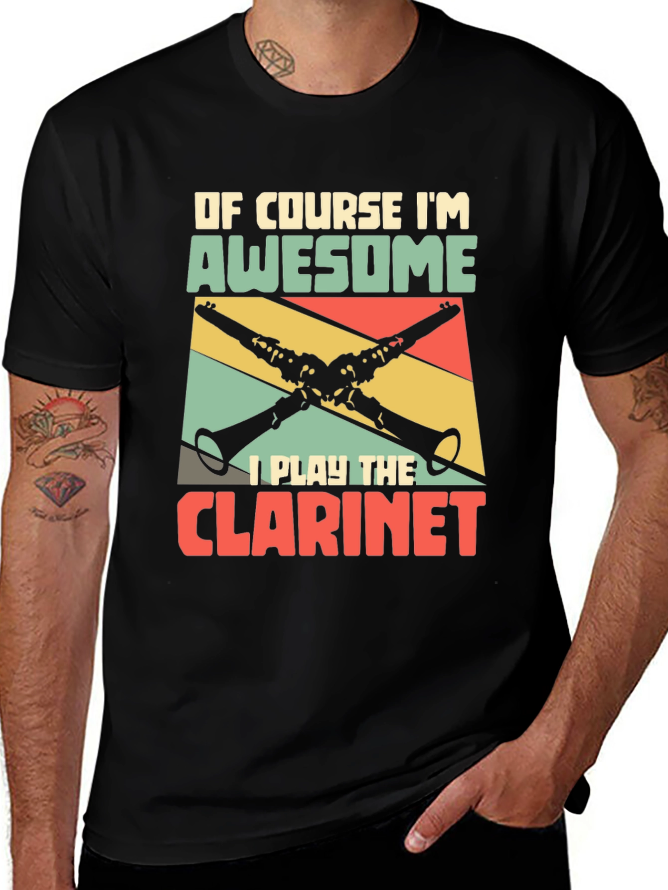 Variant 28 of Awesome Clarinet Player T-Shirt - Musician Gift