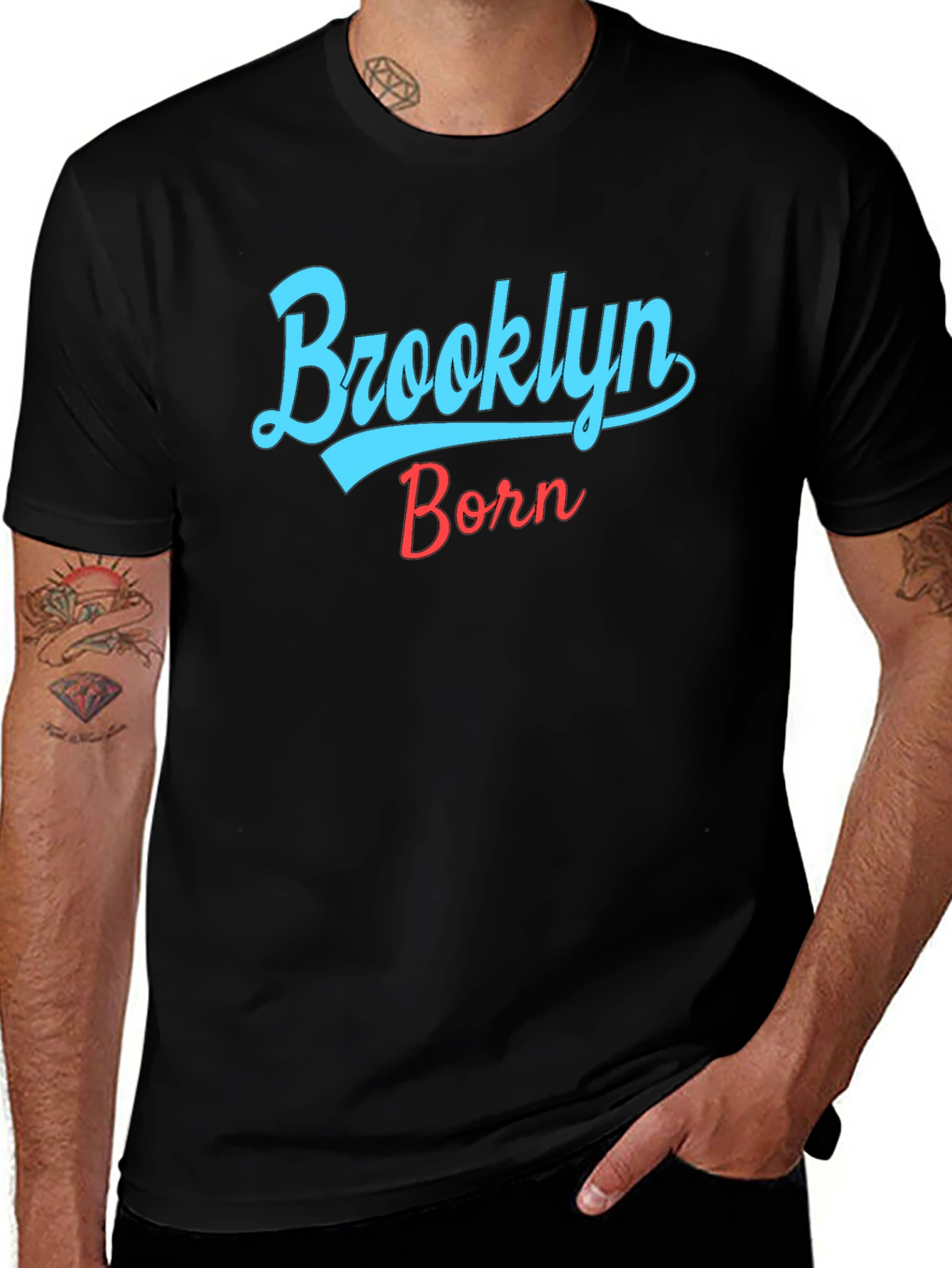 Brooklyn Born Graphic T-Shirt - Stylish City Pride Tee