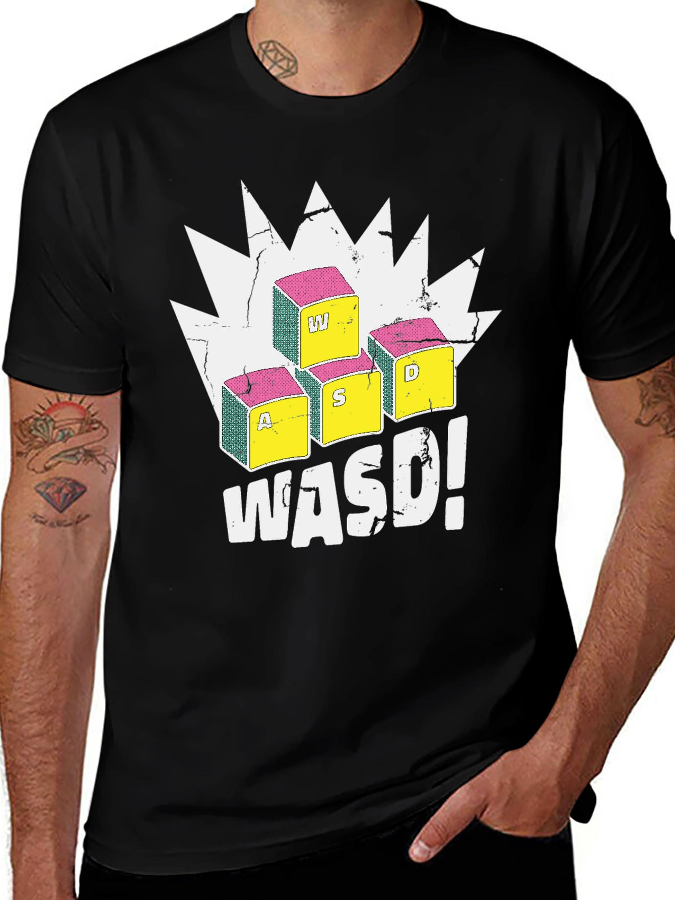 Variant 16 of WASD Gaming Graphic T-Shirt