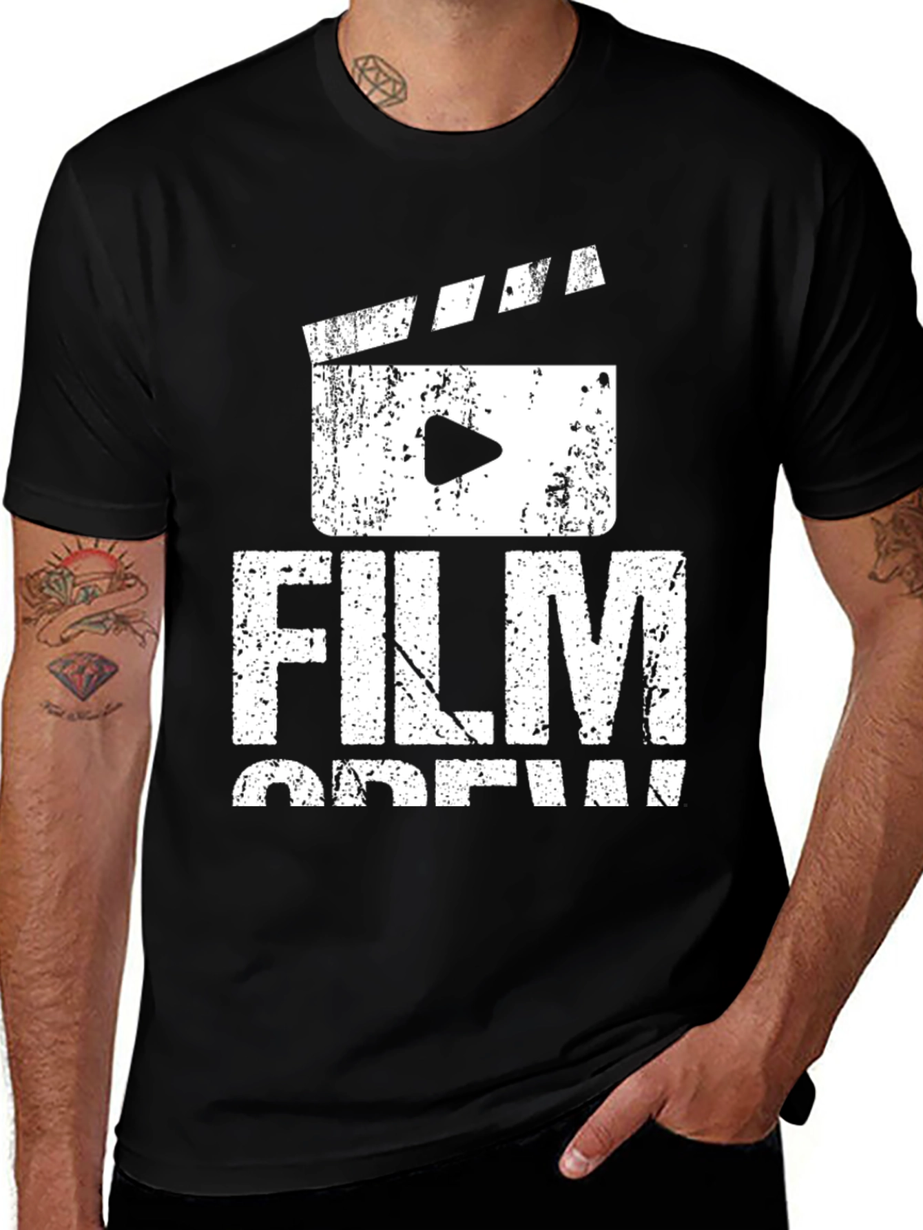 Variant 11 of Film Crew Black T-Shirt | Movie Production Apparel