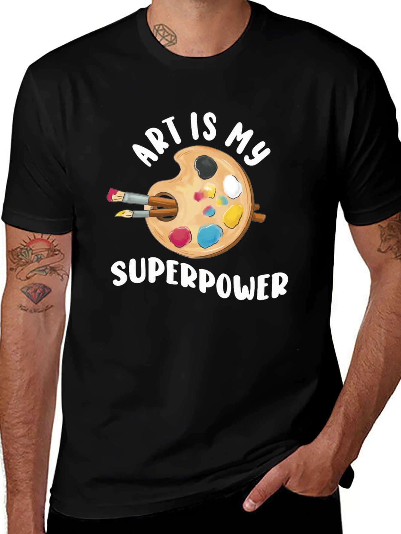 Variant 15 of Art is My Superpower Graphic T-Shirt