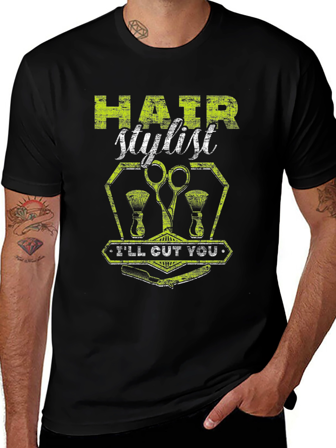 Hair Stylist T-Shirt - I'll Cut You Humor Tee