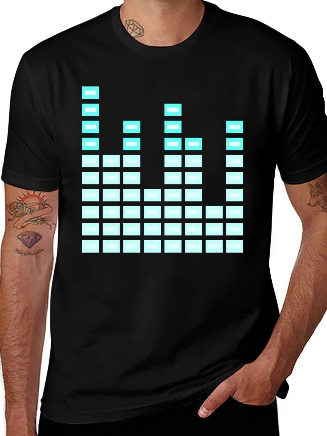 LED Equalizer T-Shirt - Light Up Your Style
