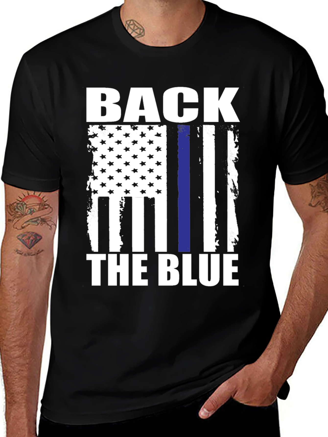 Back the Blue T-Shirt - Support Law Enforcement