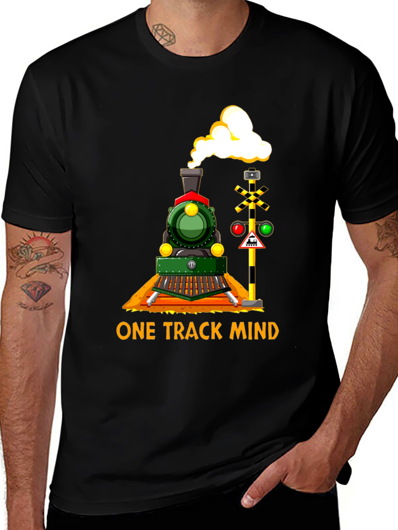 Variant 23 of One Track Mind Train T-Shirt