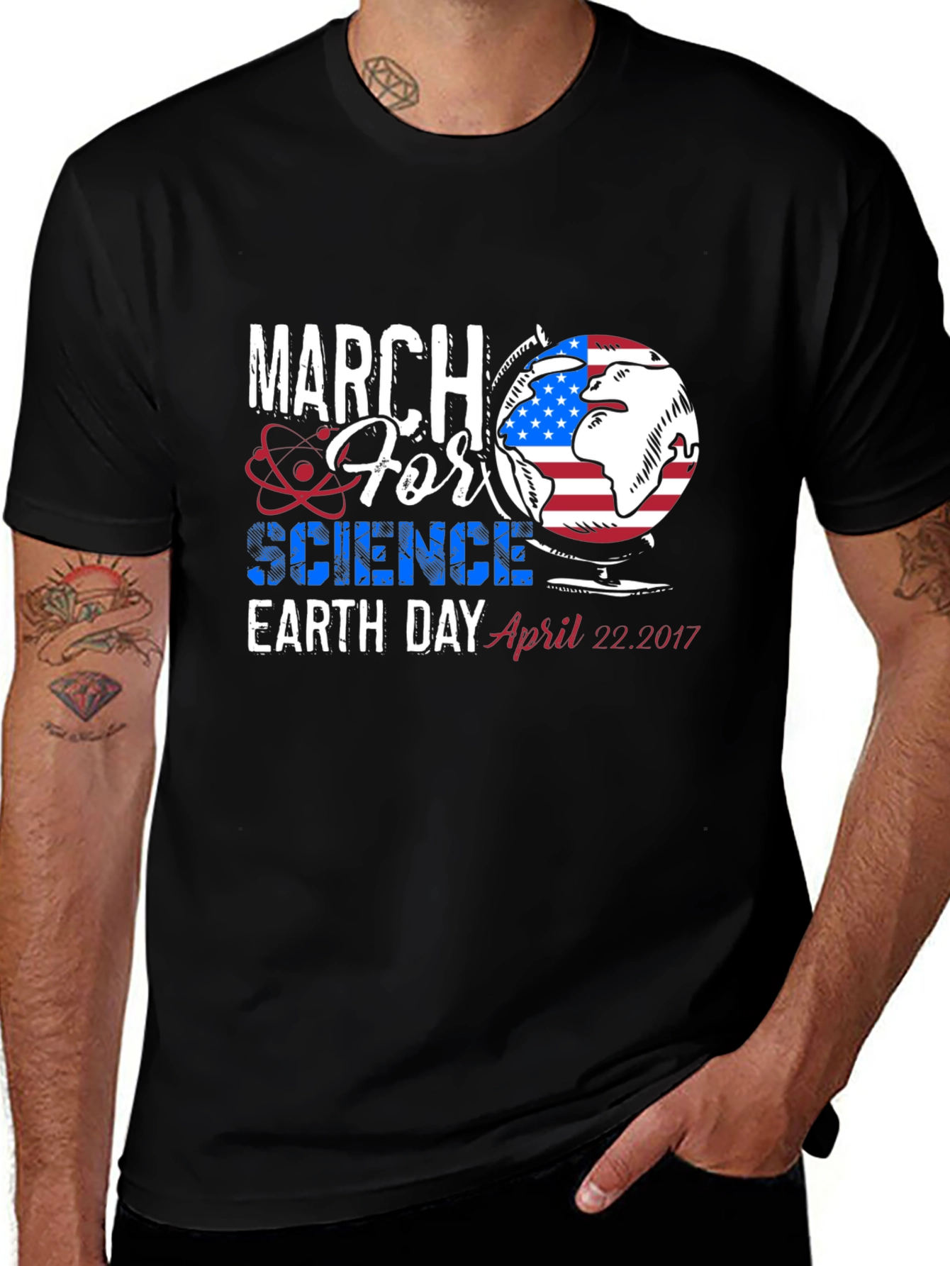Variant 23 of March For Science Earth Day T-Shirt