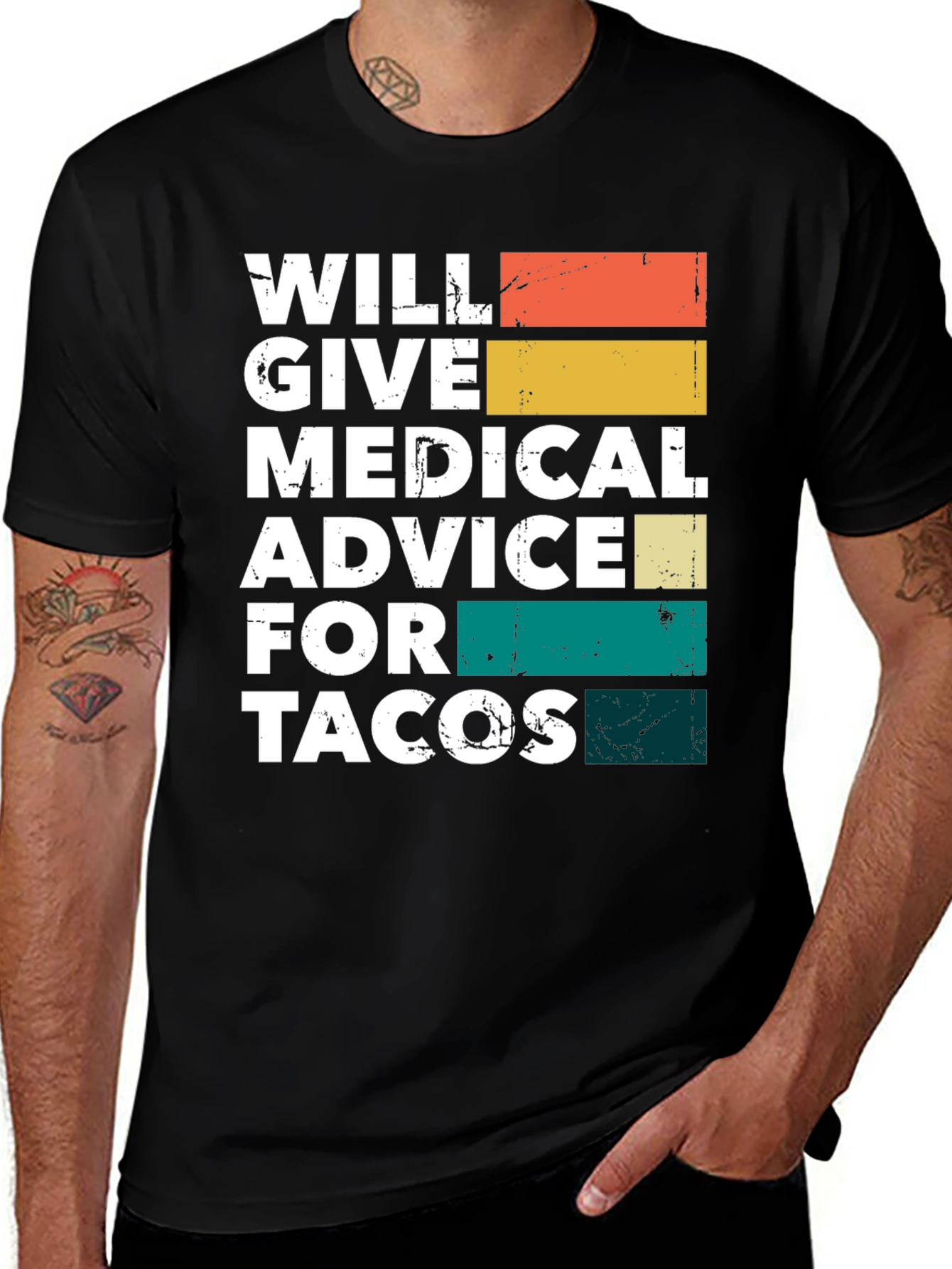 Variant 18 of Will Give Medical Advice for Tacos T-Shirt
