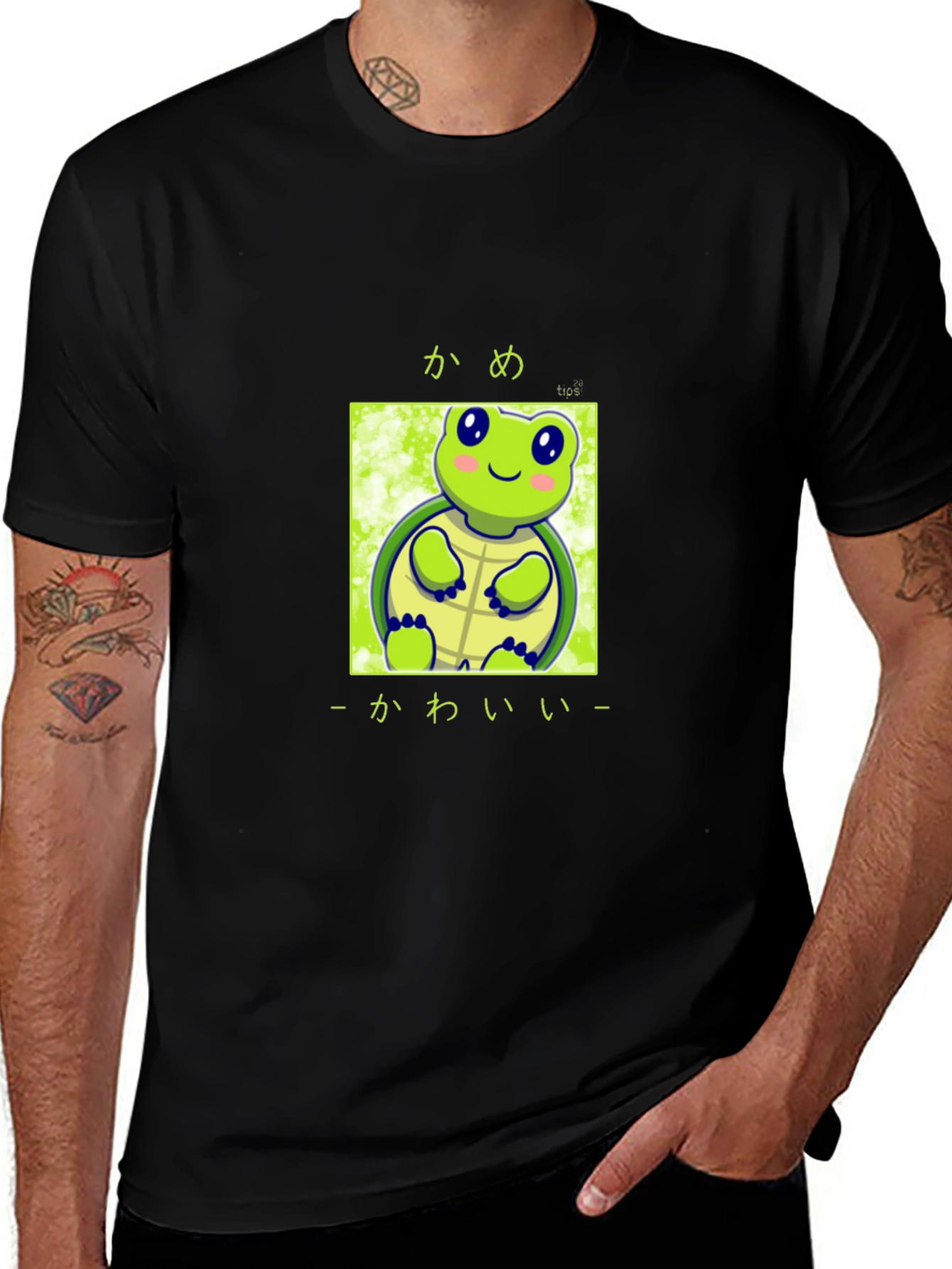 Variant 11 of Kawaii Turtle T-Shirt - Cute Anime Style