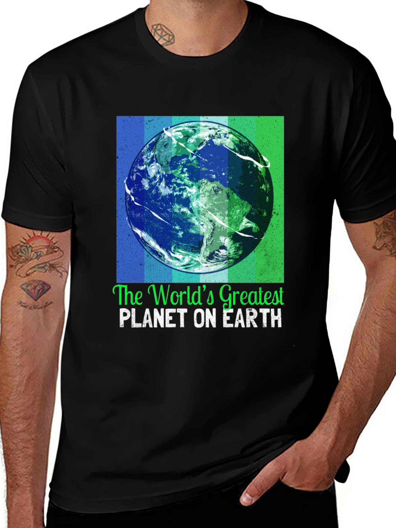 Earth Day Graphic Tee - World's Greatest Planet T-Shirt