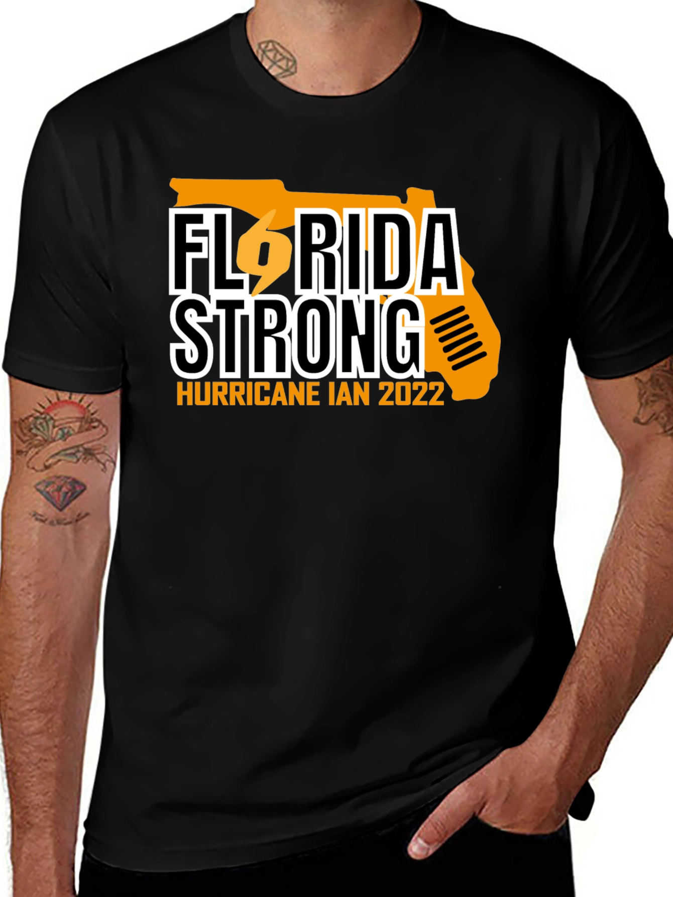 Variant 11 of Florida Strong Hurricane Ian 2022 Relief T-Shirt