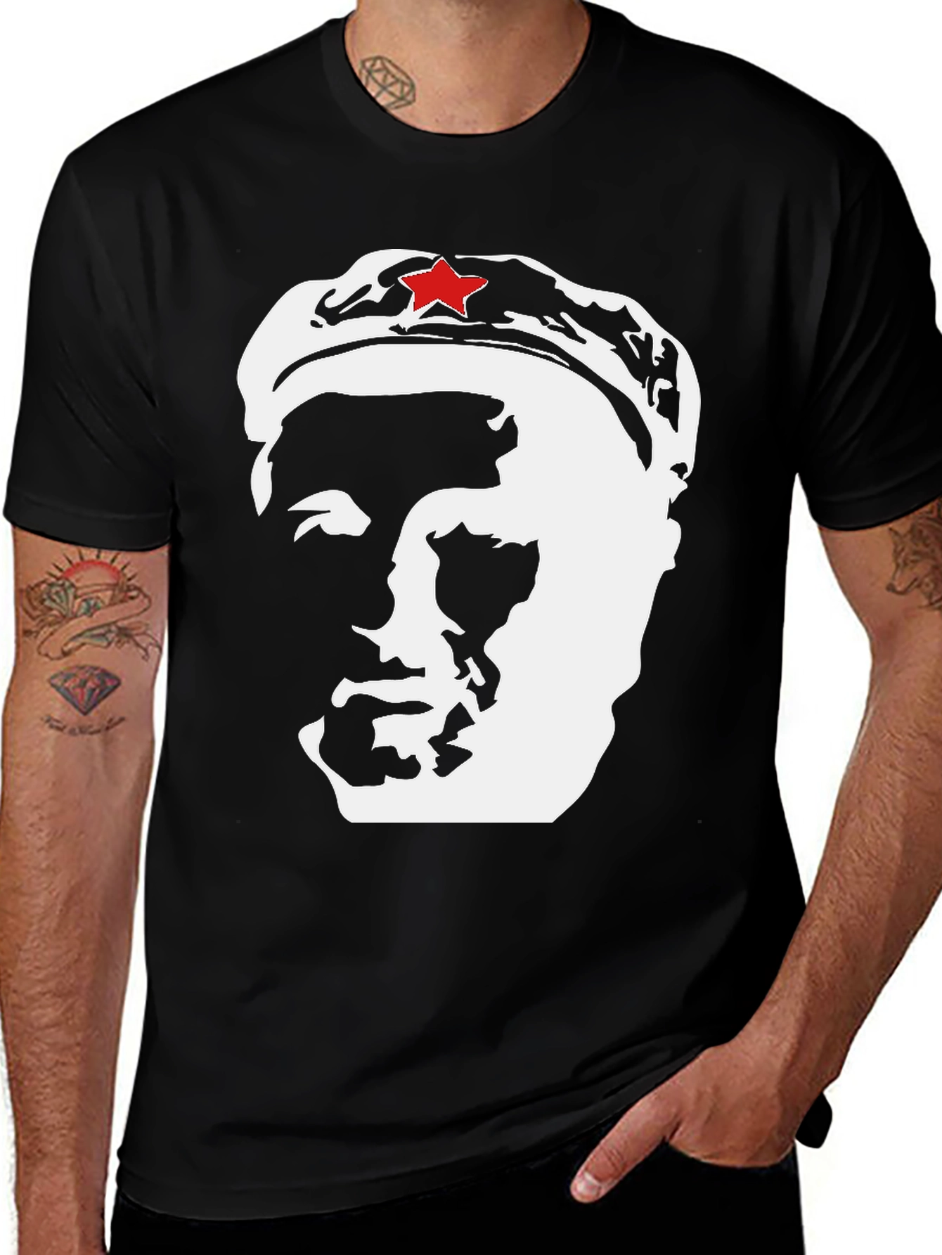 Che Guevara Black T-Shirt - Revolutionary Style