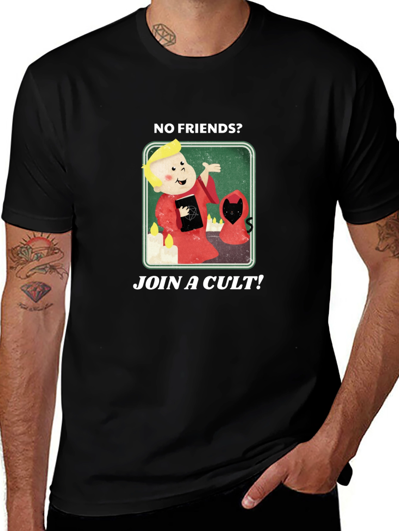 Variant 20 of Cult Humor Graphic Tee - Join a Cult T-Shirt
