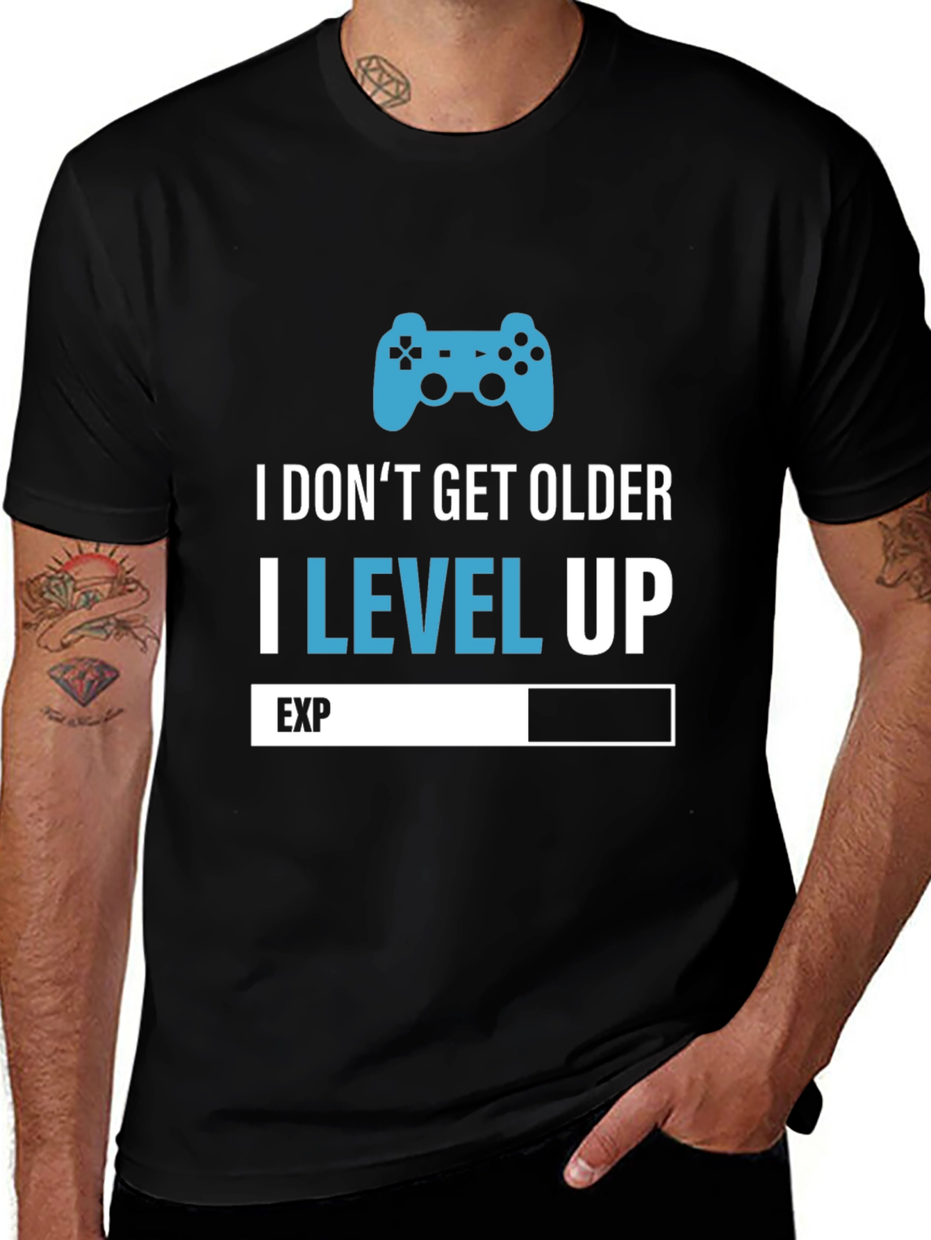 Variant 16 of Level Up Gamer T-Shirt - I Don't Get Older