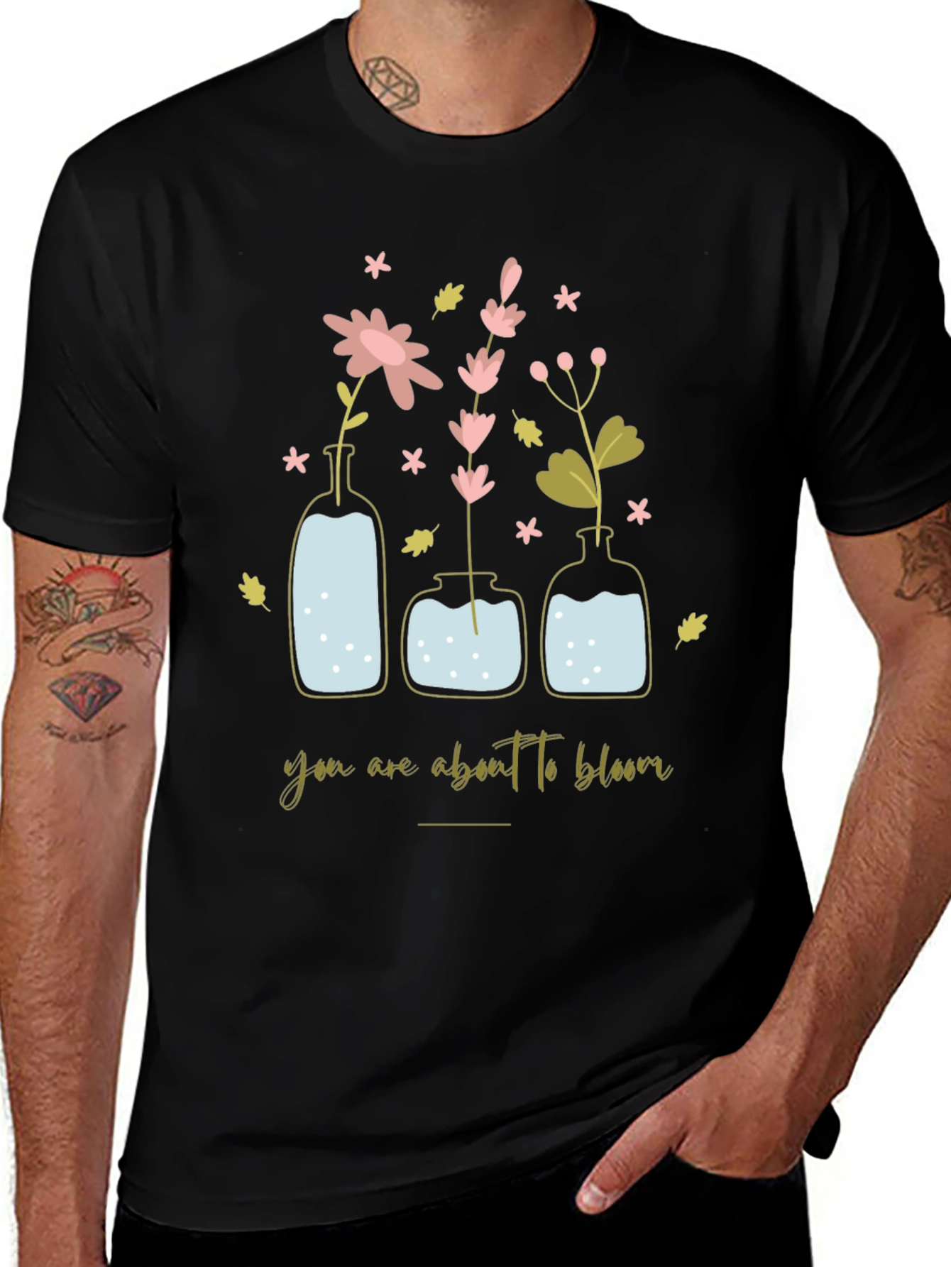 Variant 2 of Floral Bloom Graphic T-Shirt