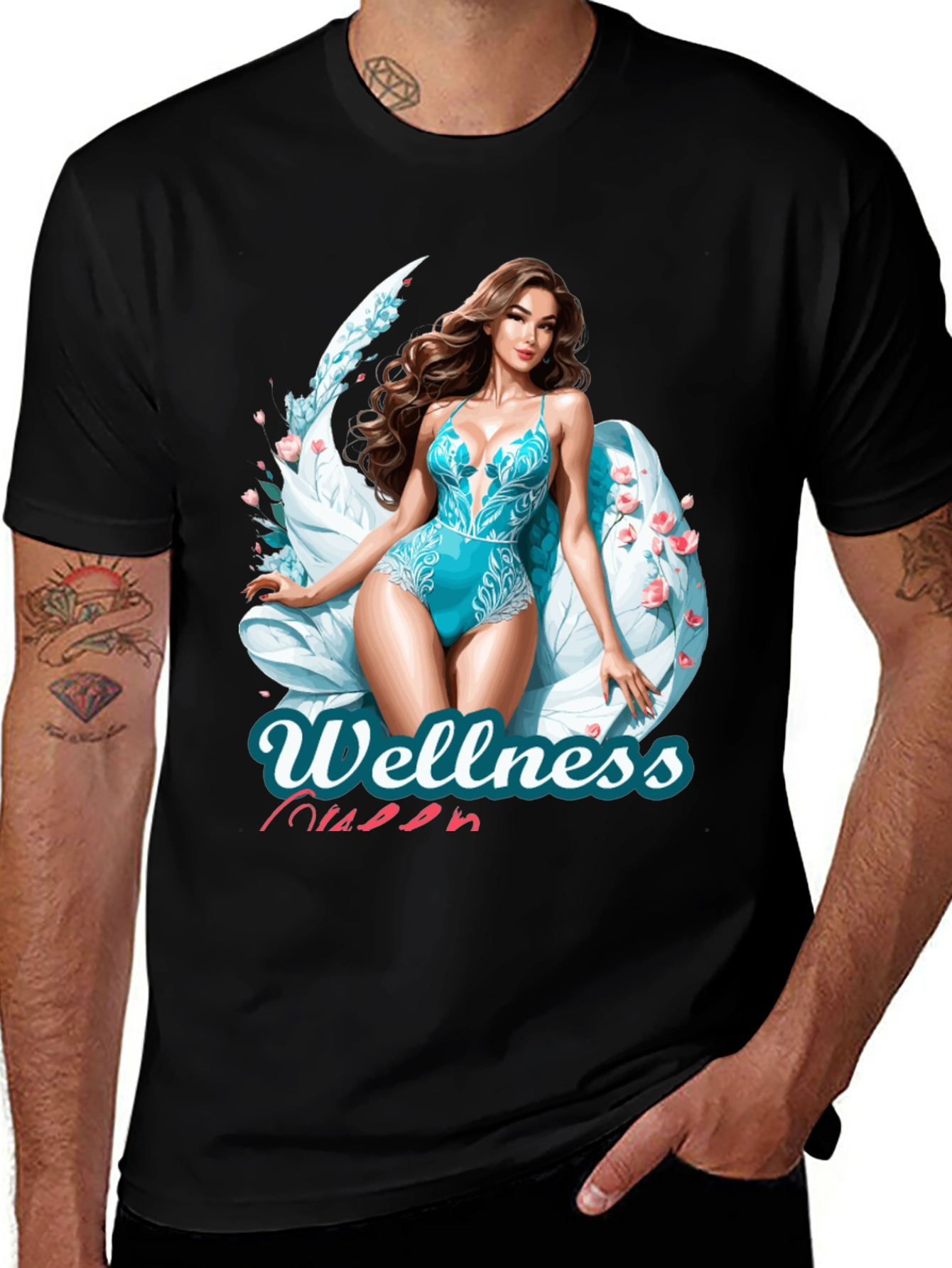 Variant 4 of Wellness Queen Graphic T-Shirt - Stylish and Comfortable