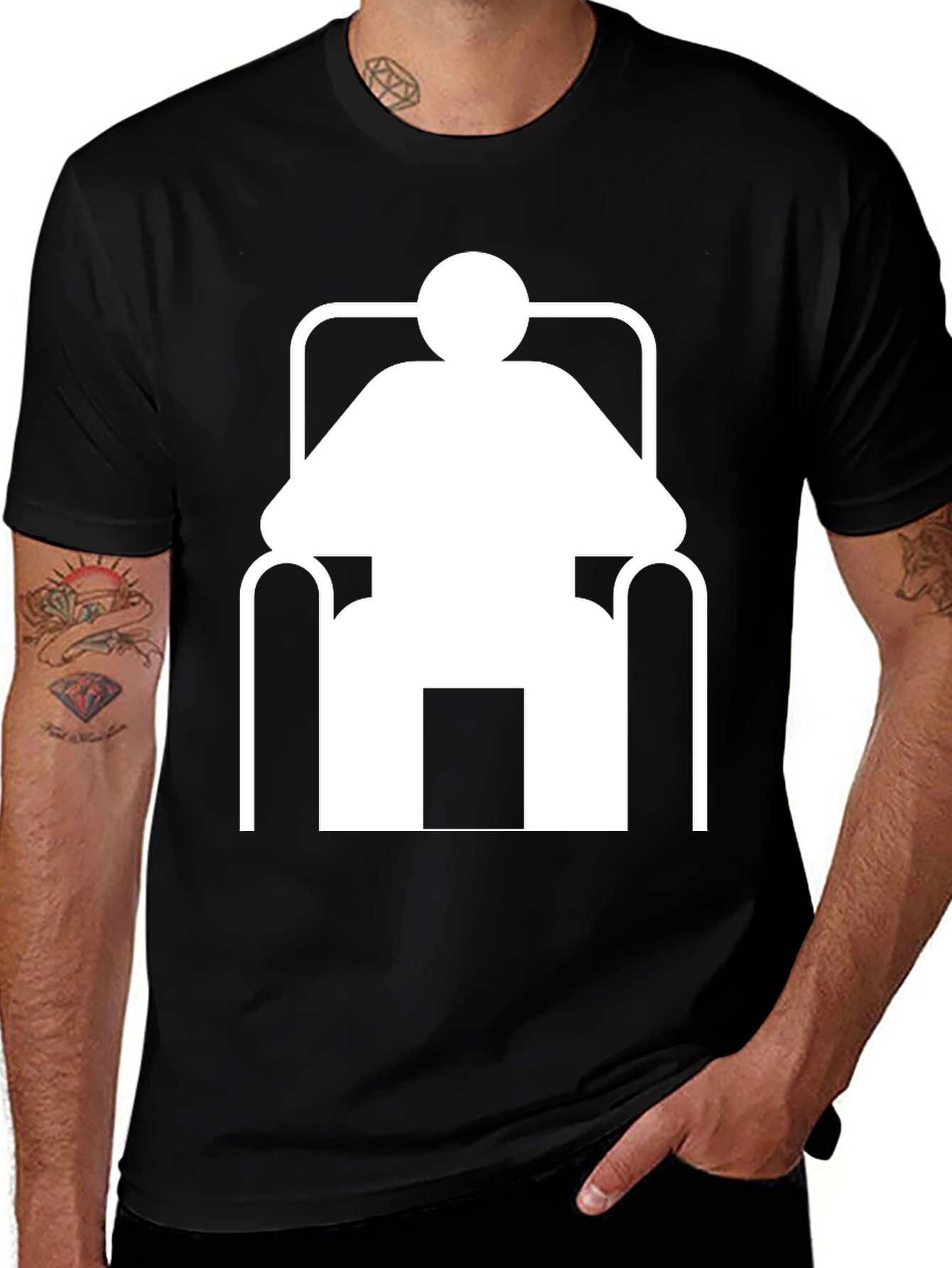Variant 7 of Comfortable Chair Graphic T-Shirt - Relaxing Style