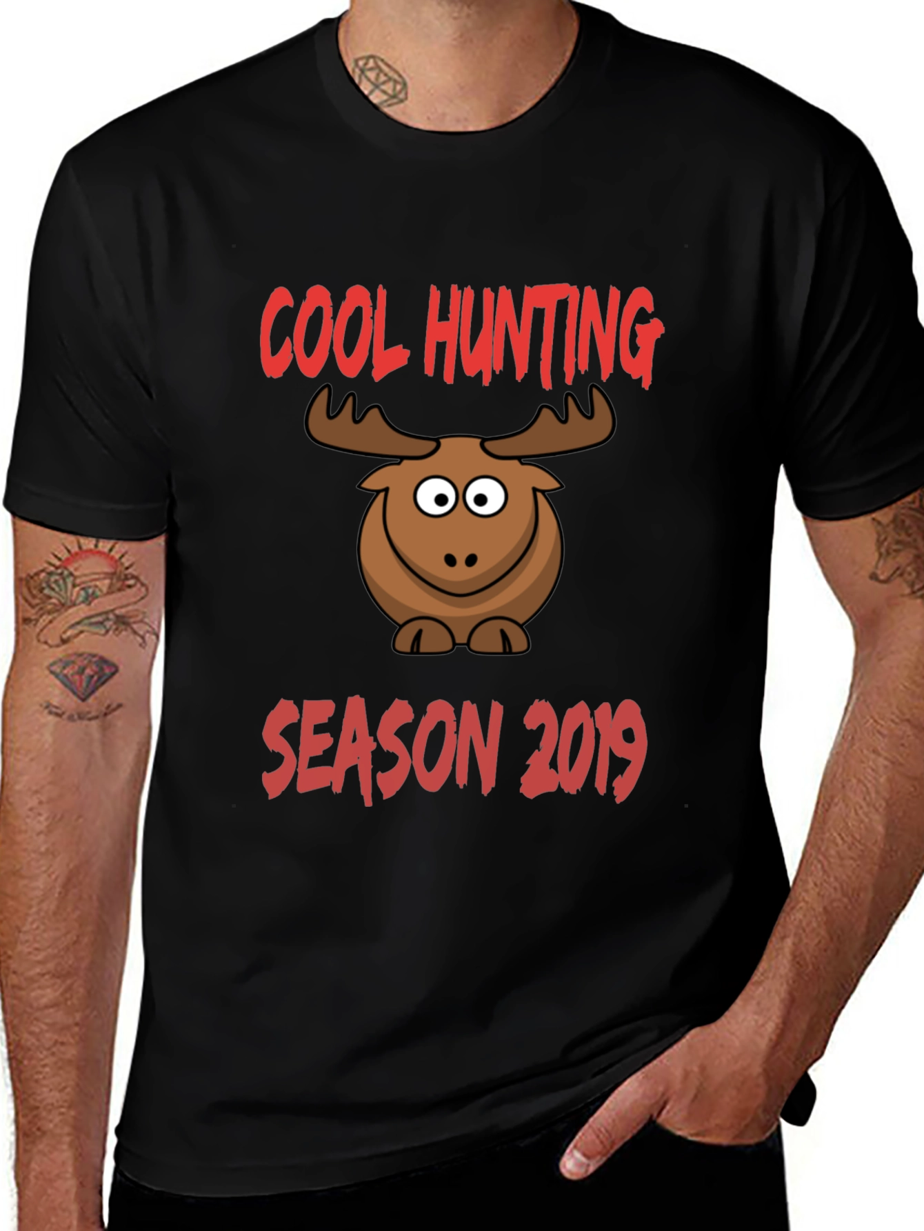 Variant 2 of Cool Hunting Season 2019 Moose T-Shirt