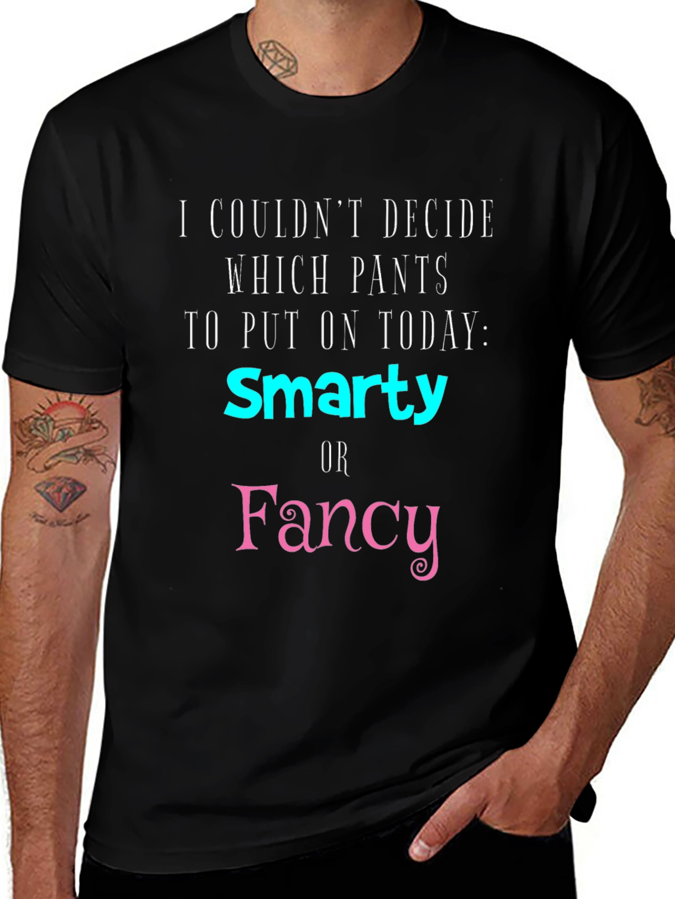 Variant 4 of Smarty or Fancy Graphic T-Shirt