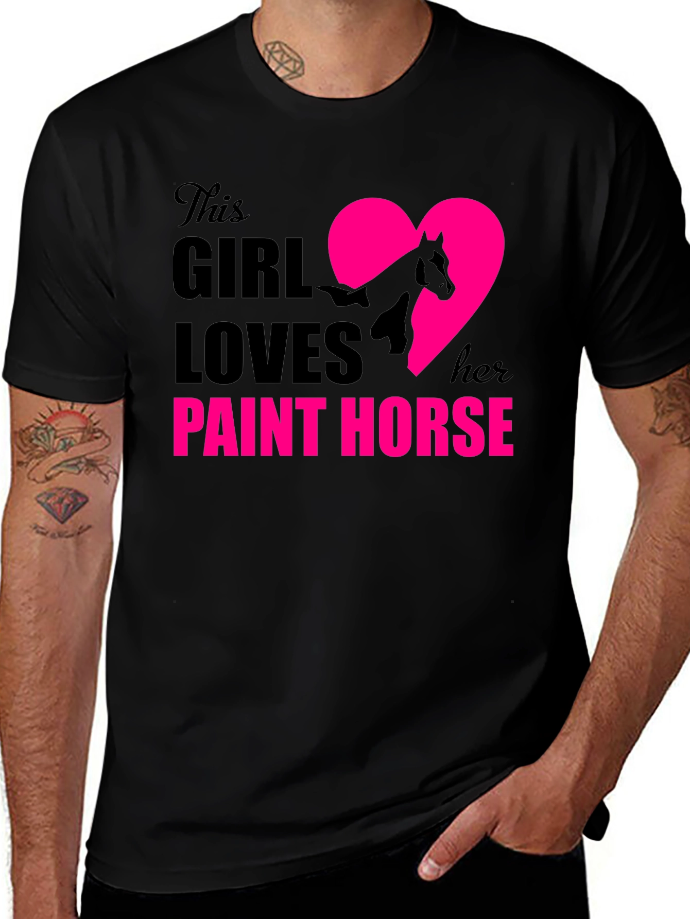 Variant 5 of Paint Horse Lover T-Shirt