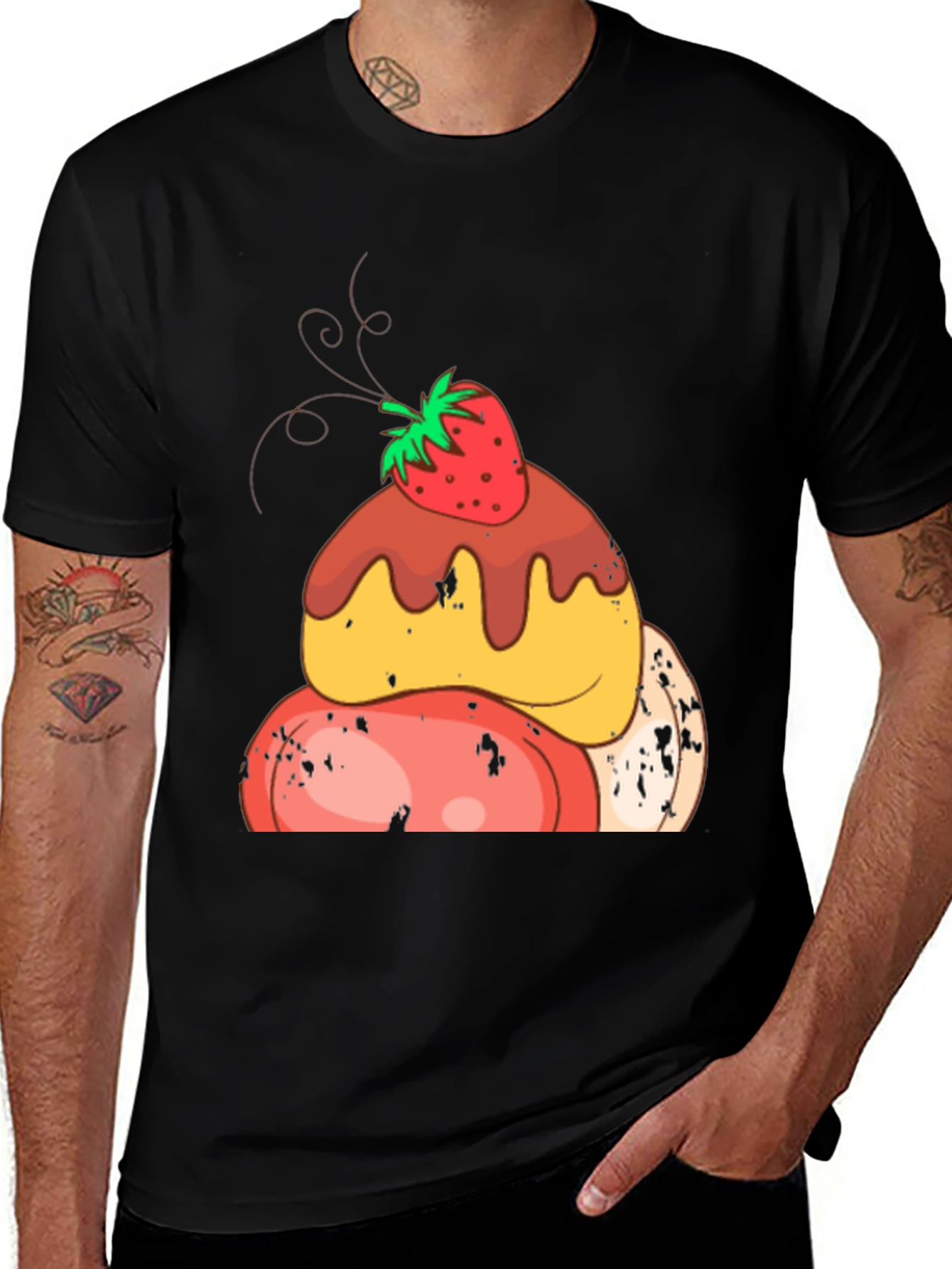 Variant 21 of Sweet Treat Tee: Dessert Graphic Print T-Shirt